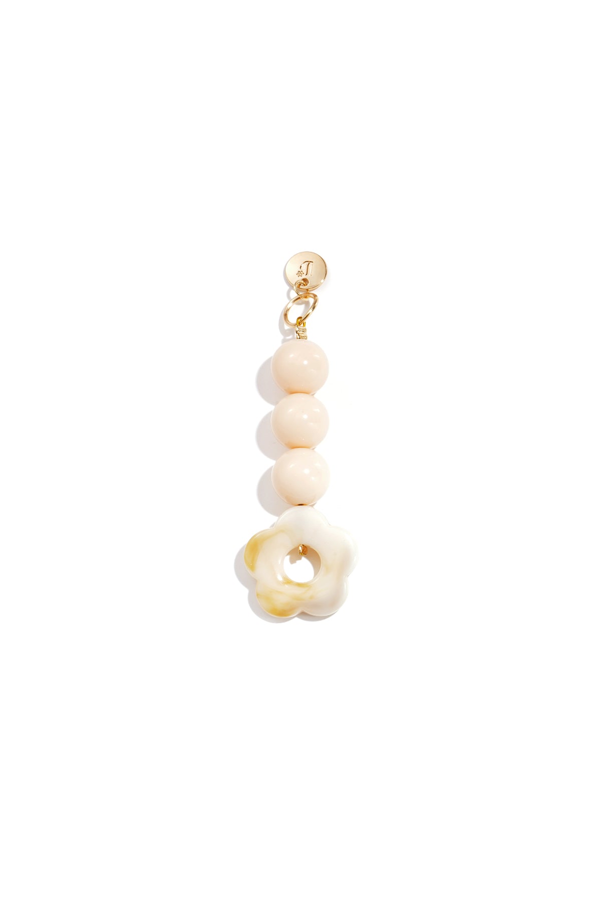 Tasbedeltjes met bloemmotief, casual, acryl, dagelijkse accessoires