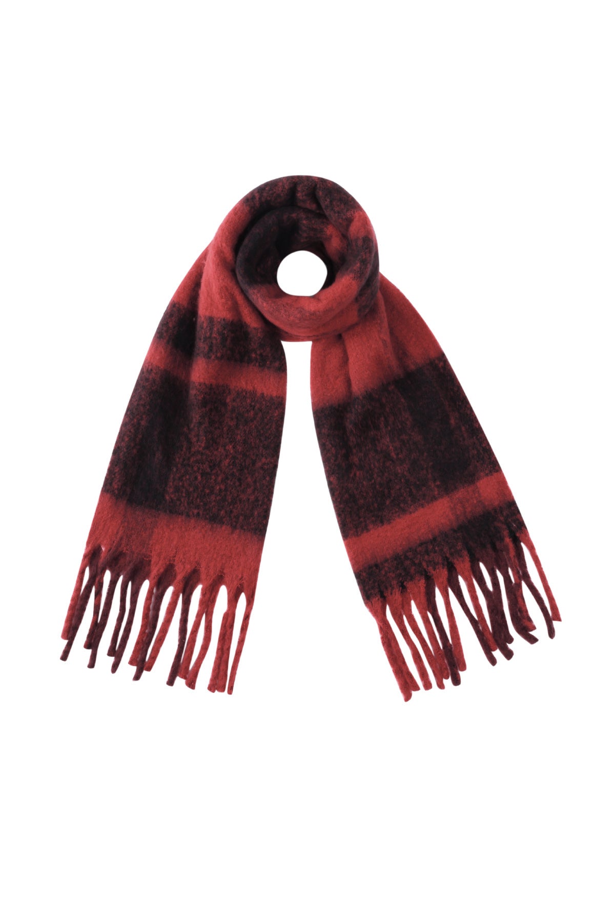 Écharpe d'hiver 100 % polyester pour femme à motif écossais – plusieurs coloris