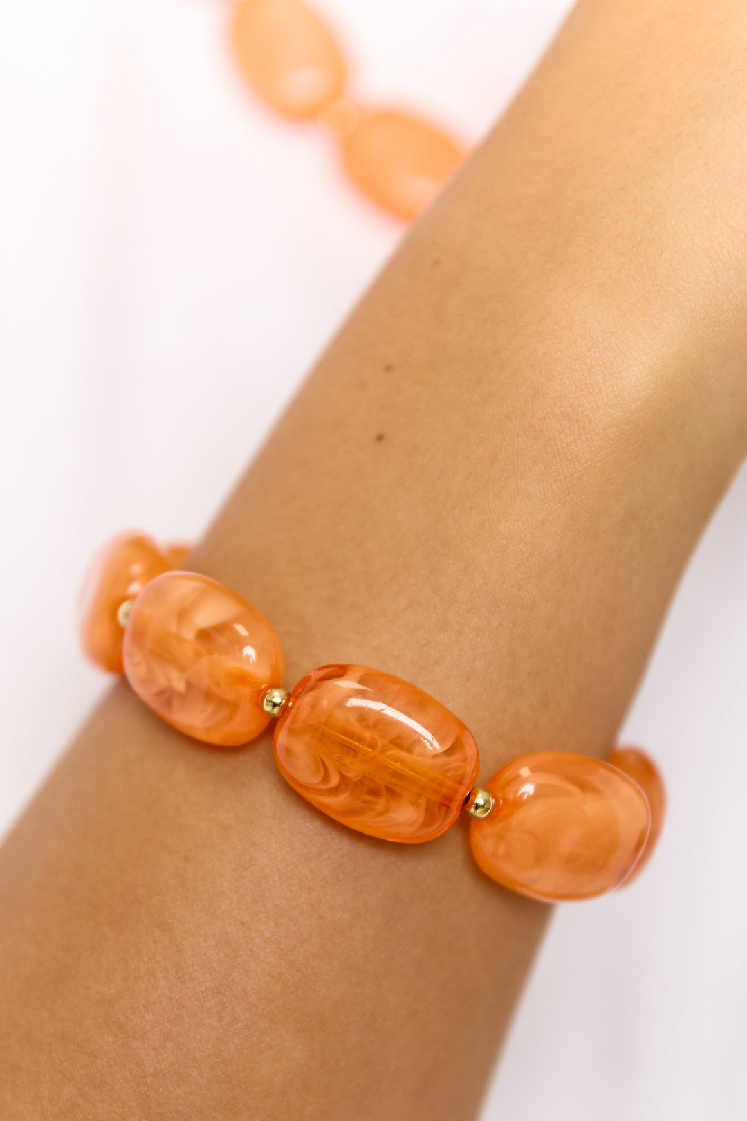 Women's Acrylic Bead Bracelet - Multi-Color - Casual – image 2