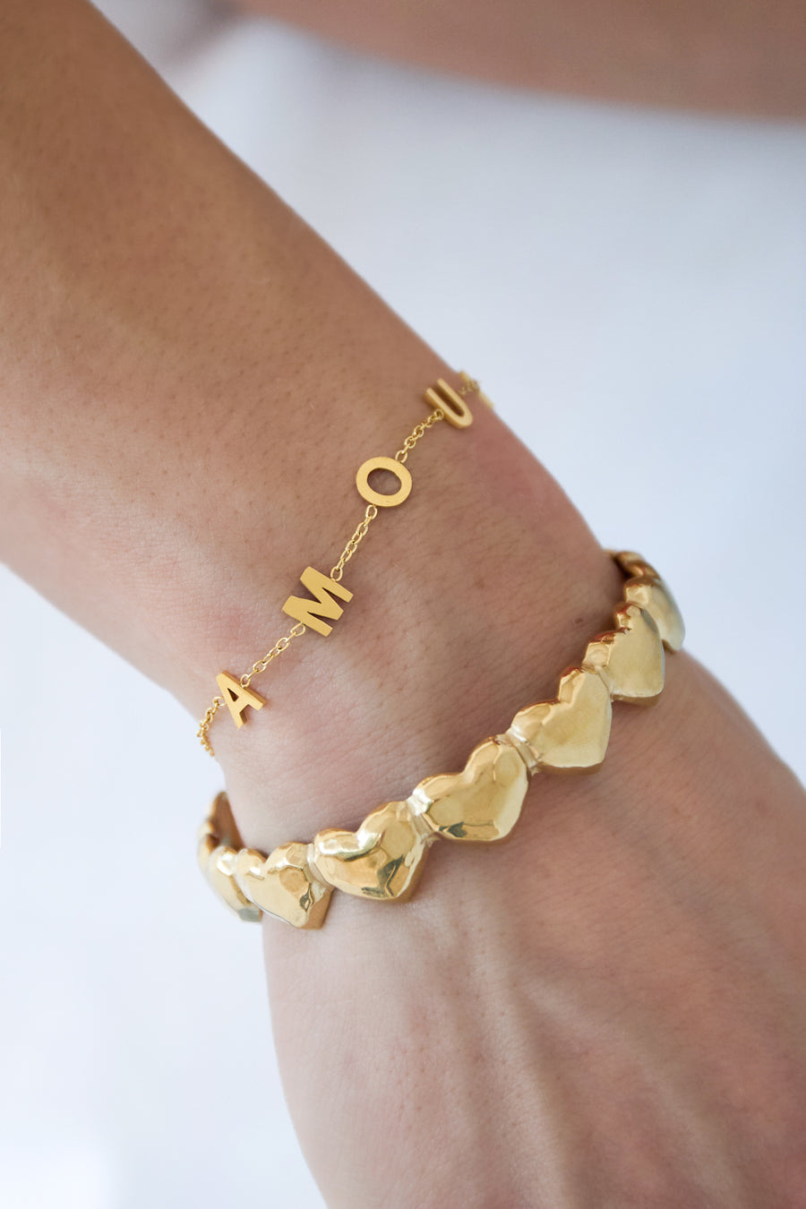 Armband amour chunky letters