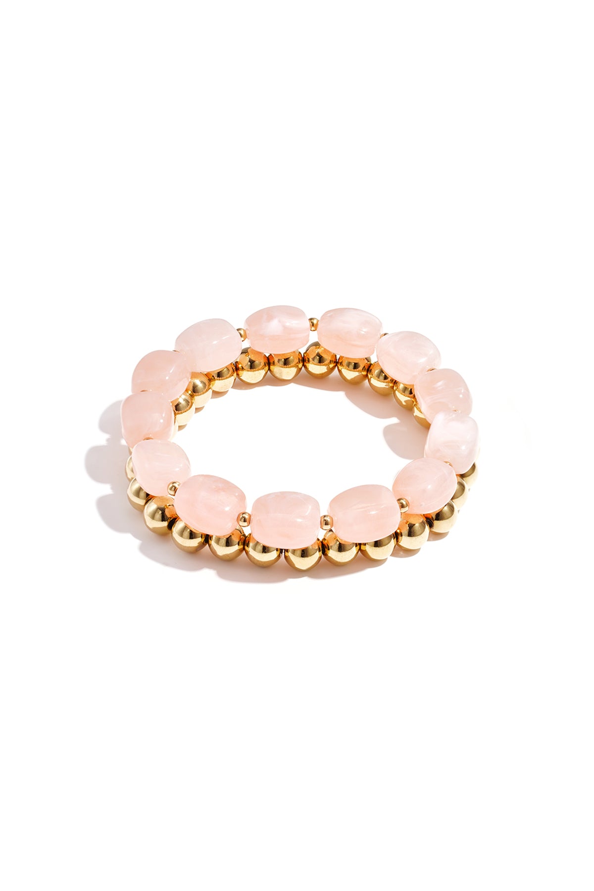 Bracelet de perles pour femmes en acier inoxydable – plusieurs couleurs