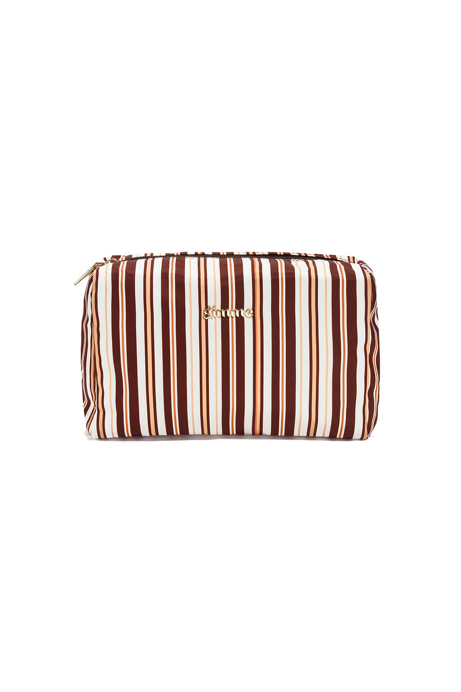 Gestreept make-uptasje van polyester 23 × 15 × 10 cm