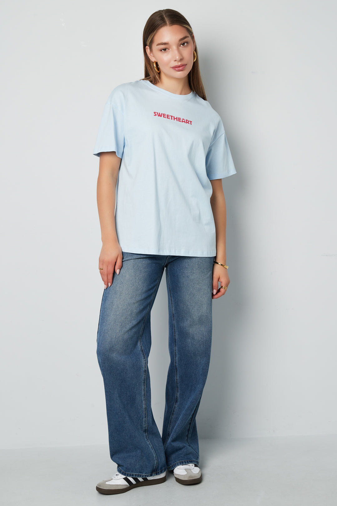 T-shirt pour femmes avec inscription imprimée – photo 3