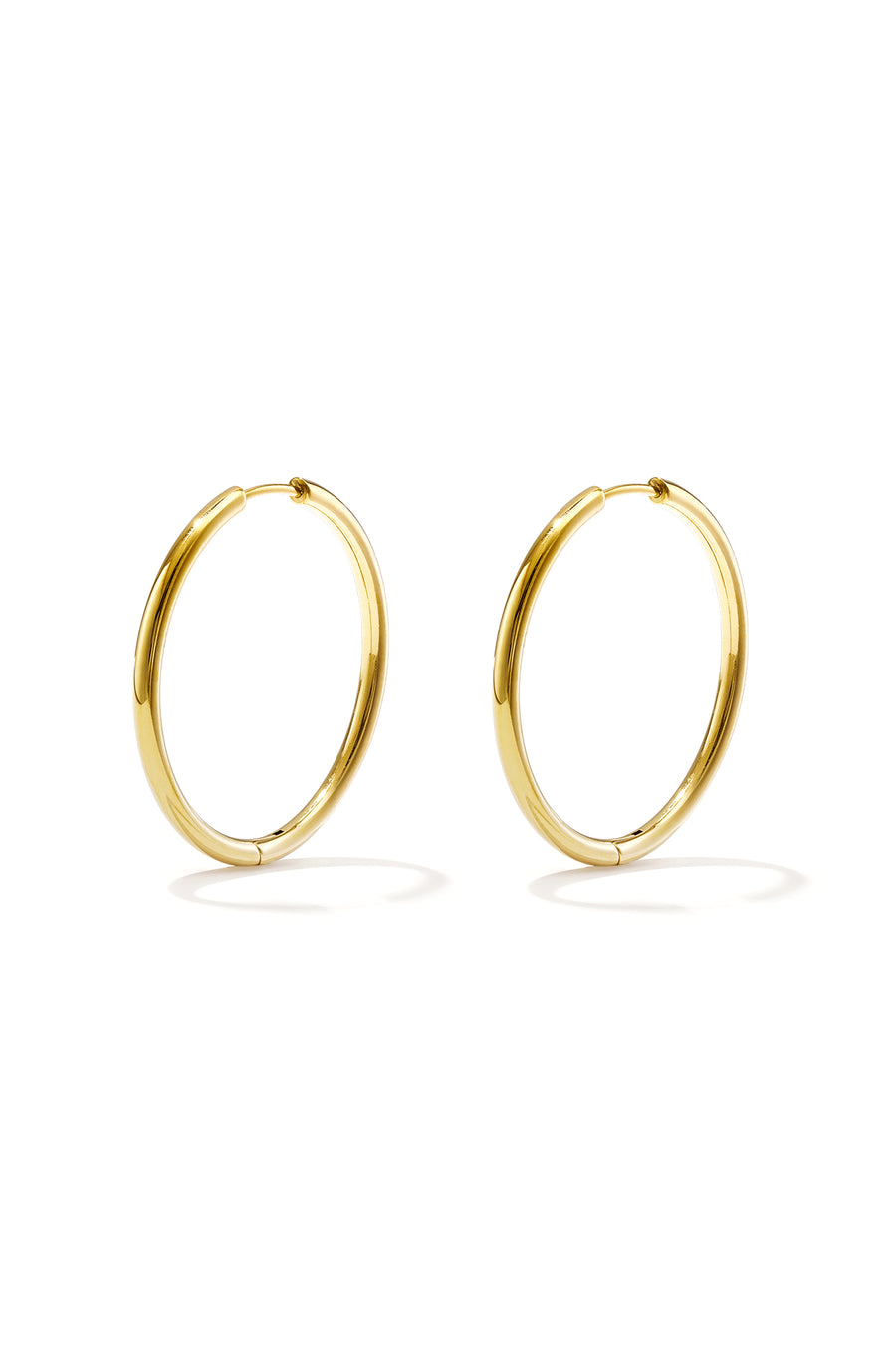 Boucles d'oreilles pour femmes en acier inoxydable, design uni – couleur or