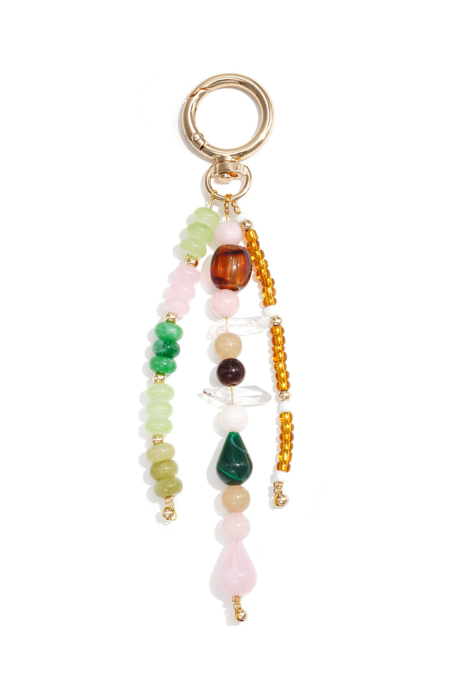 Bandoulière en verre avec perles – multicolore – décontracté pour le quotidien