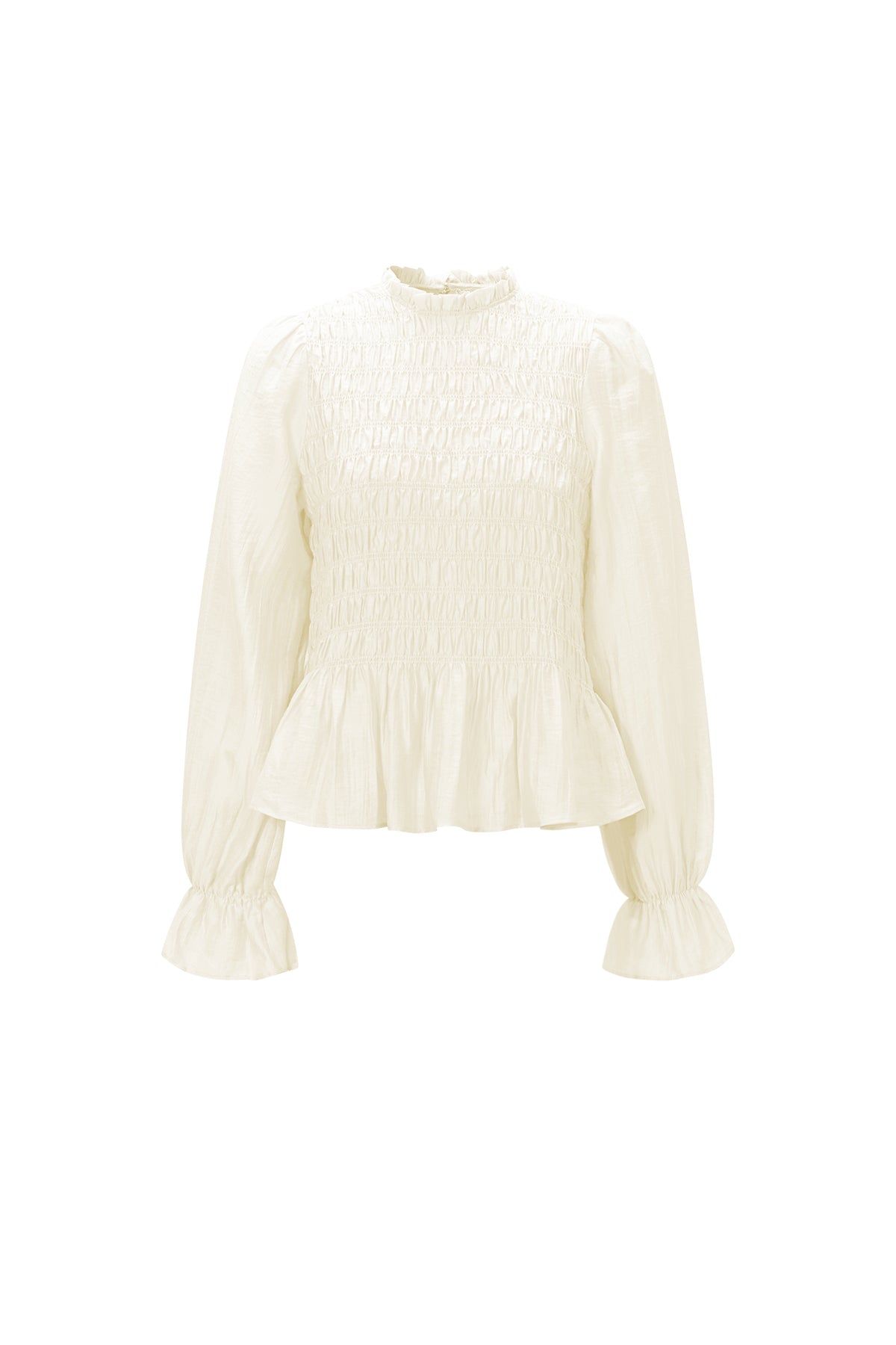 Dames elegante top van geweven nylon