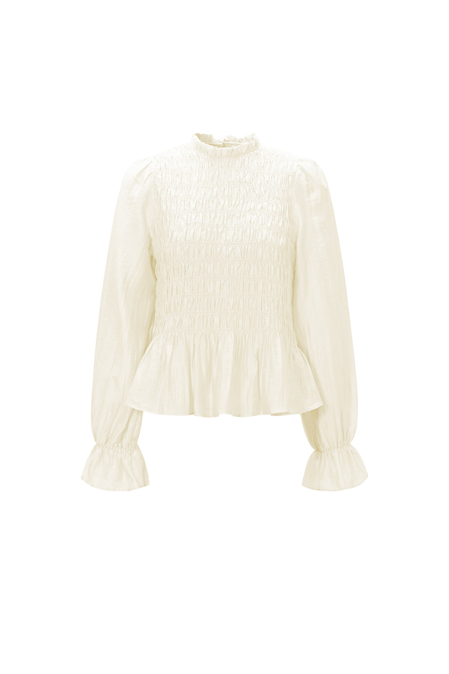 Dames elegante top van geweven nylon