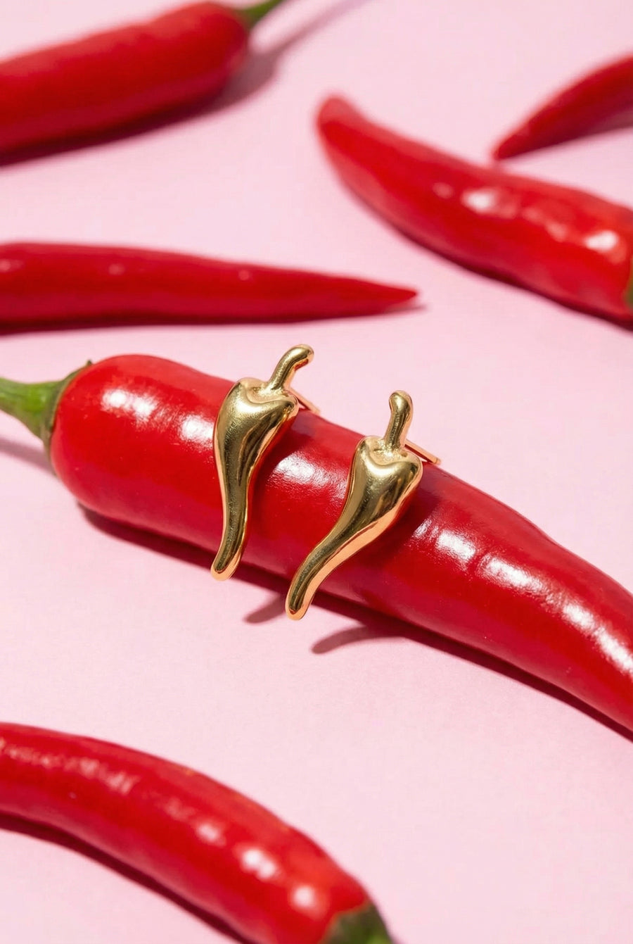 Oorknopjes chili peper spicy