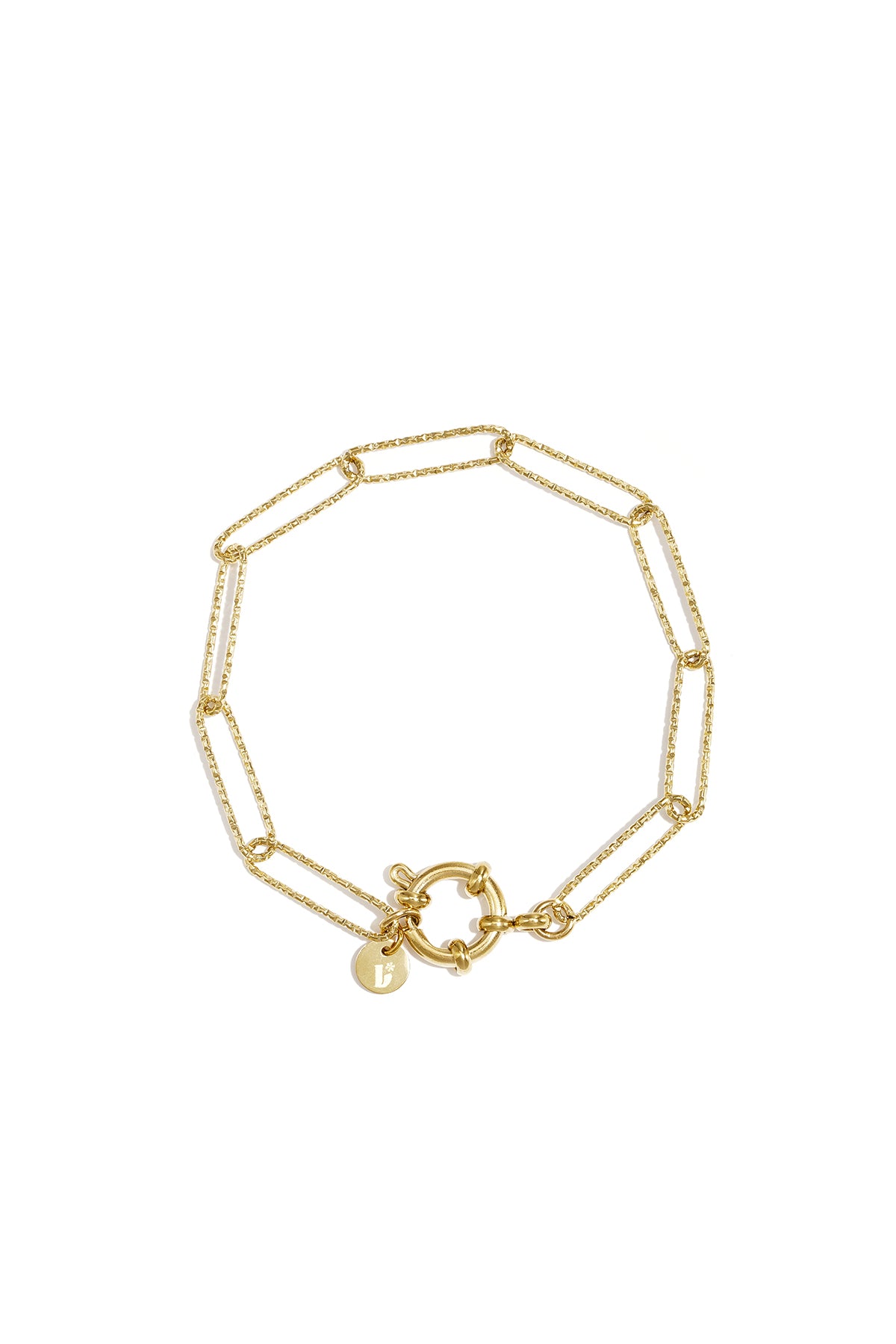 Armband met frontsluiting en lange schakels