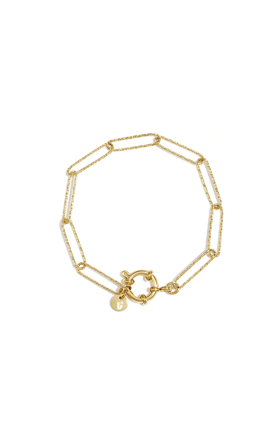 Armband met frontsluiting en lange schakels