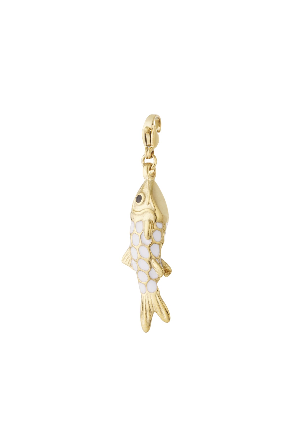 Composant de bijoux en acier inoxydable avec motif de poisson – plusieurs couleurs