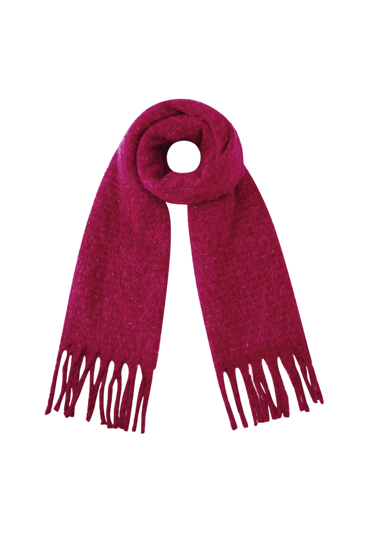 Écharpe d'hiver pour femmes 100 % polyester au design uni – plusieurs coloris