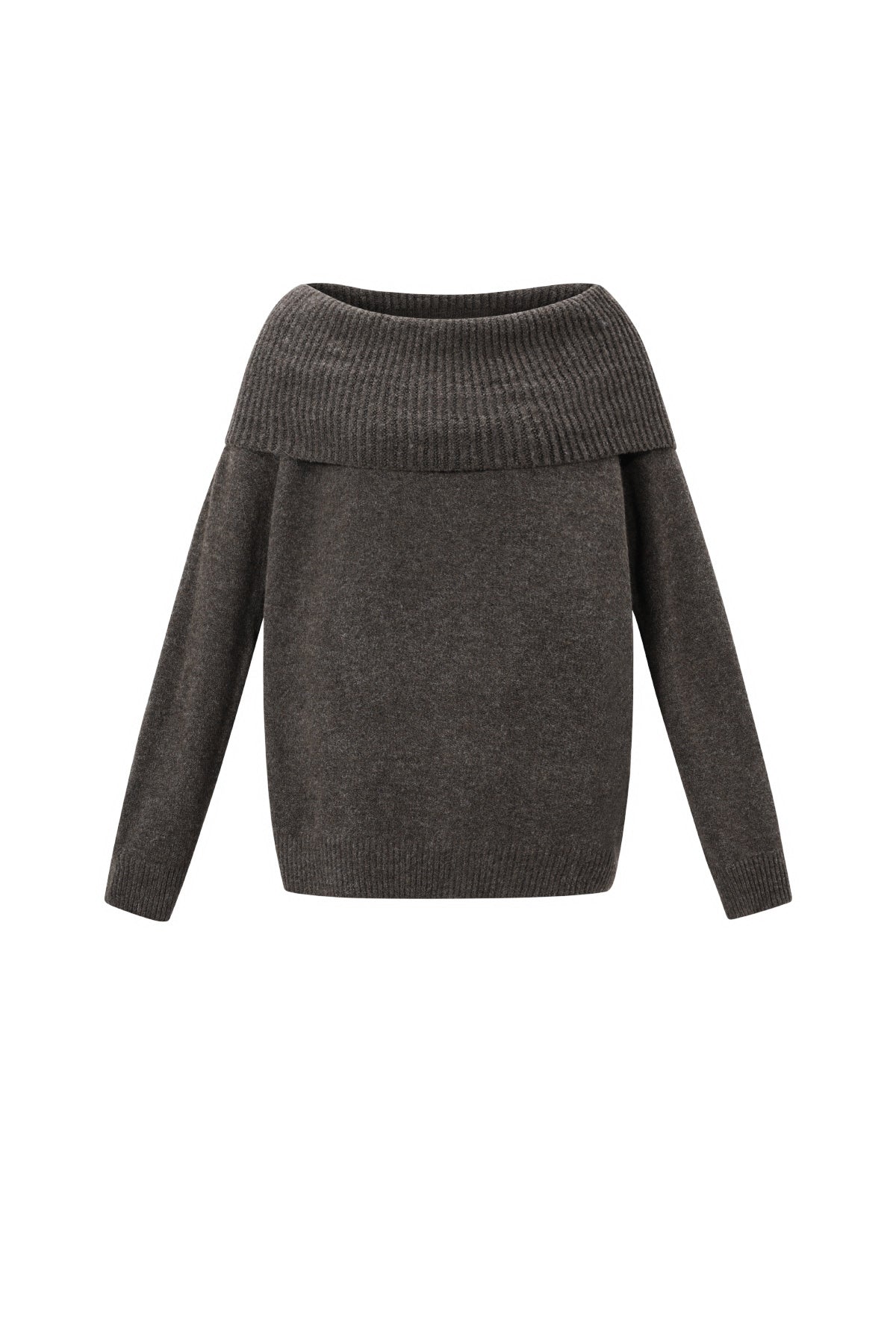 Dames elegante off-shoulder trui van polyester