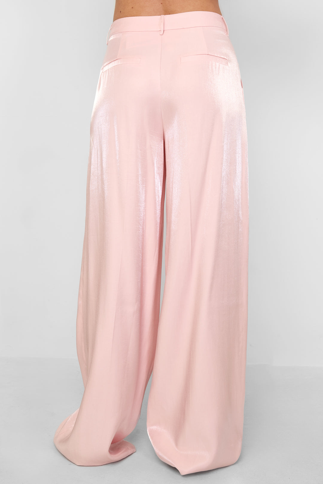 Dames Velvet Kiss broek in roze of gebroken wit – productfoto 9