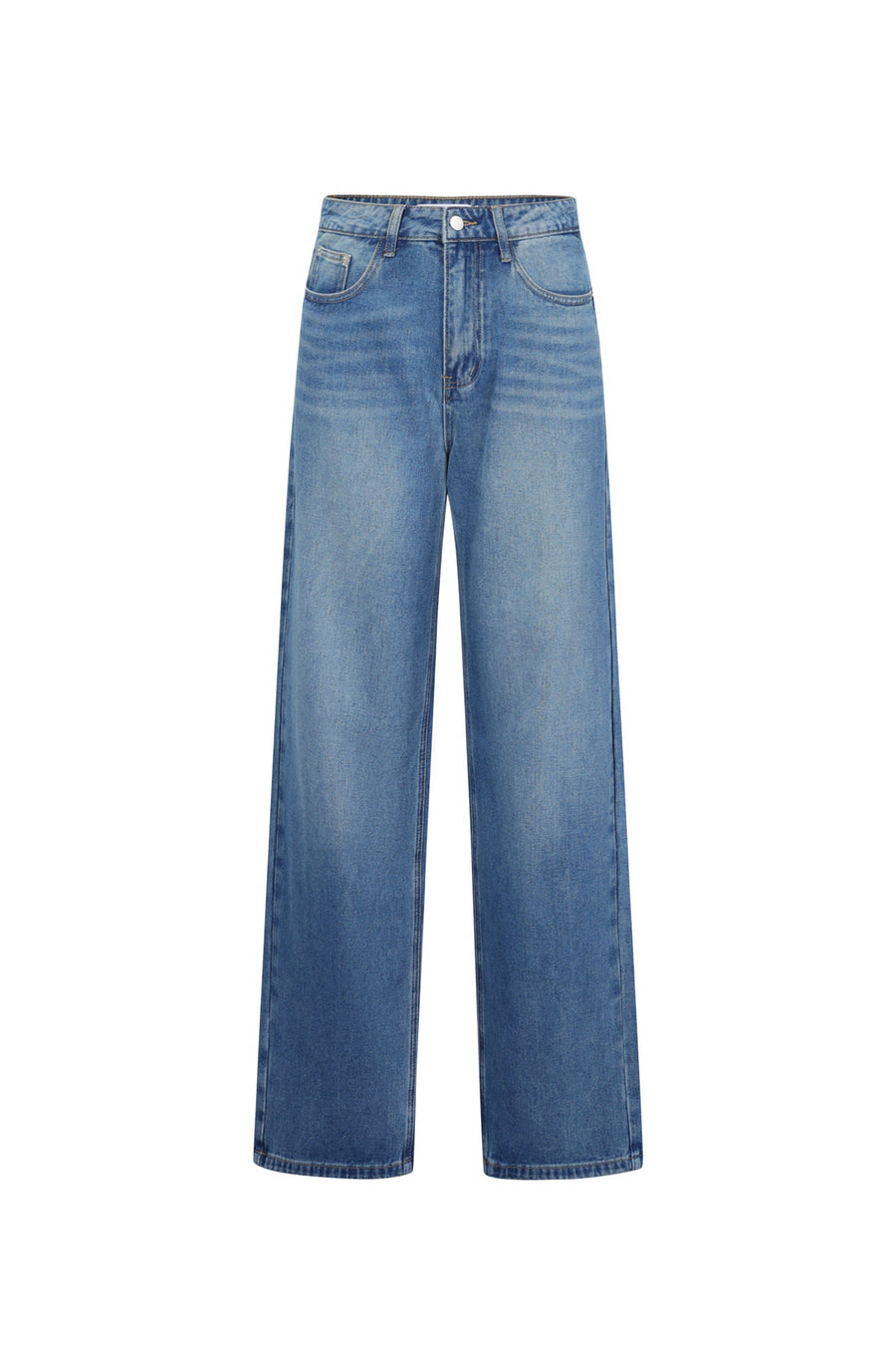 Dames Heartless denim broek van geweven katoen