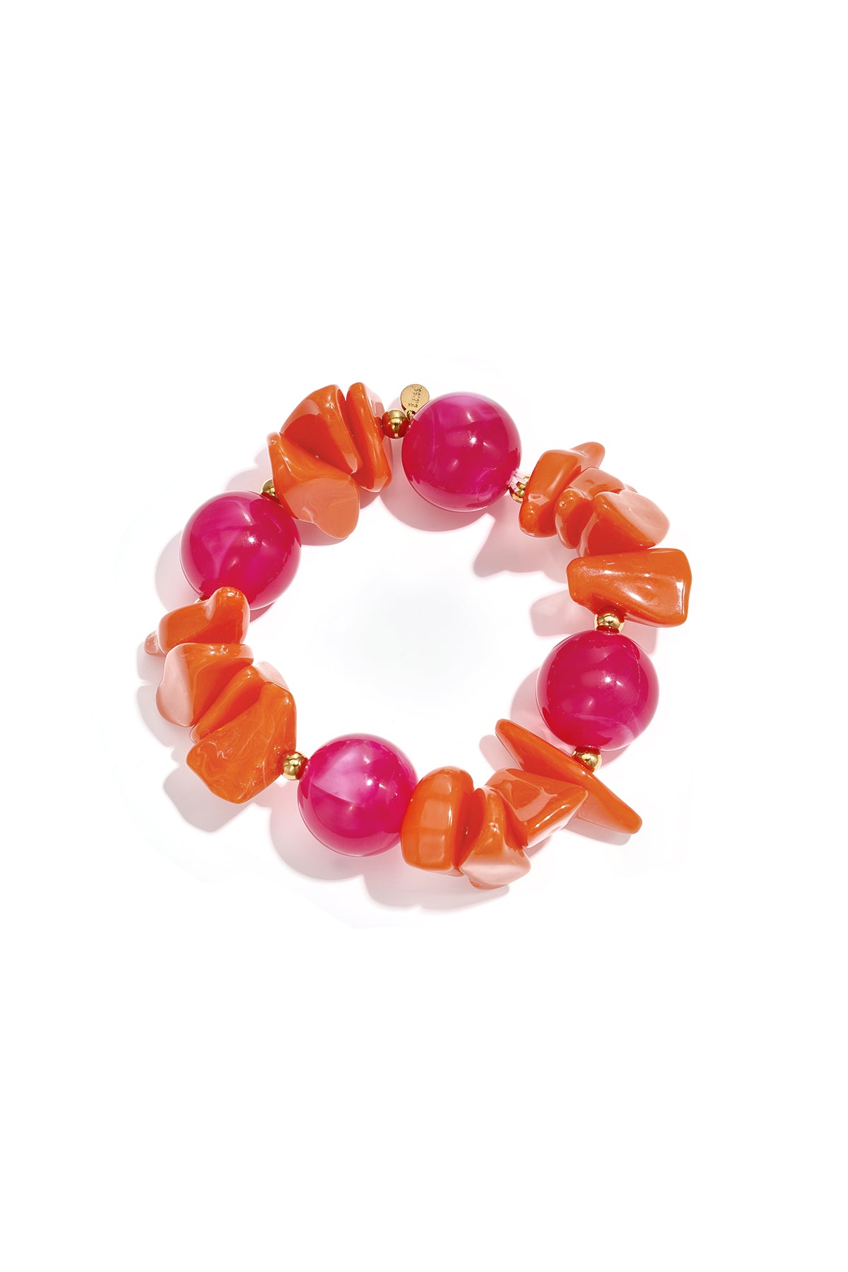 Women's Acrylic Beaded Bracelet - Multi-color - Everyday