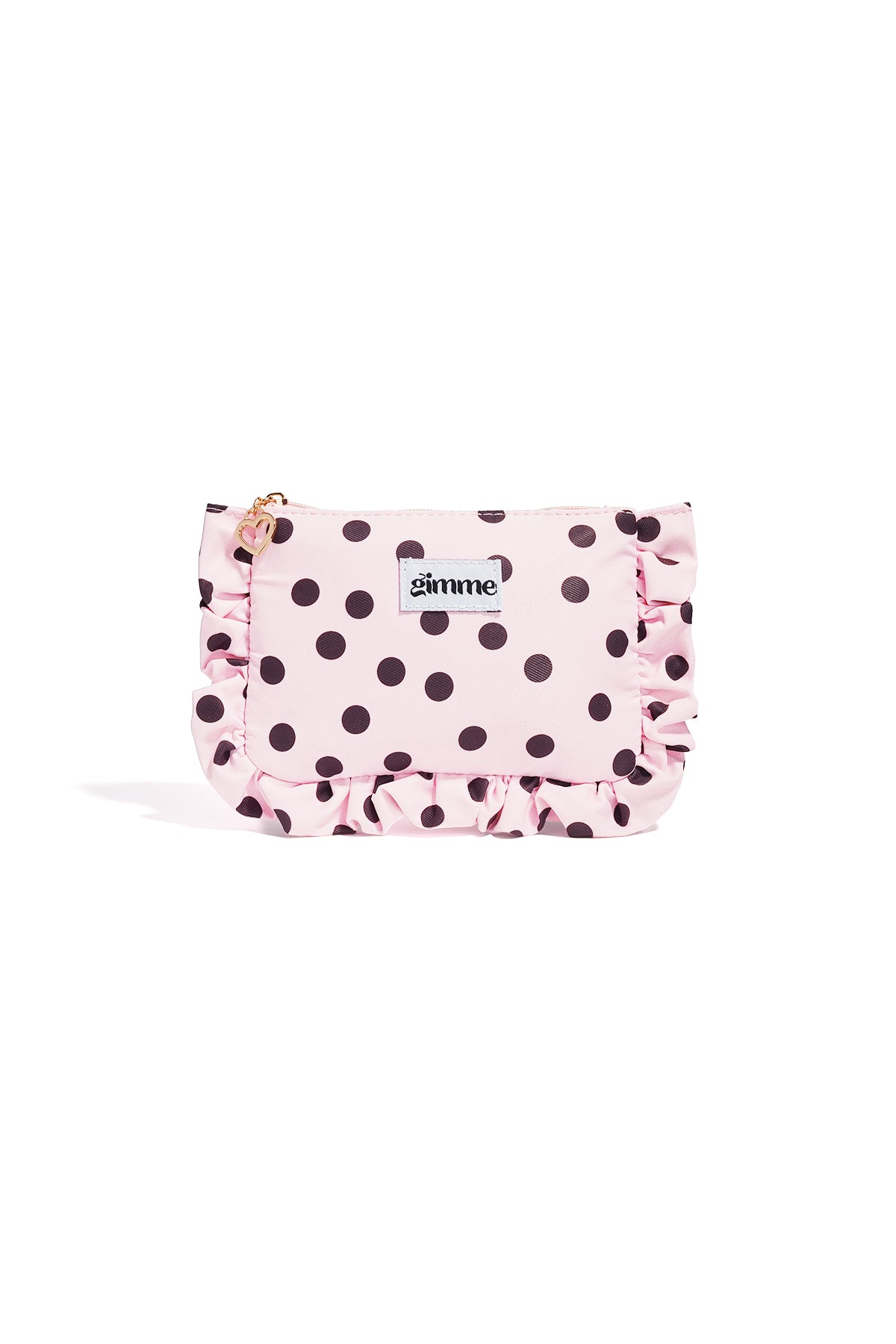Make-uptasje van polyester met stippen in zes kleuren – productfoto 5