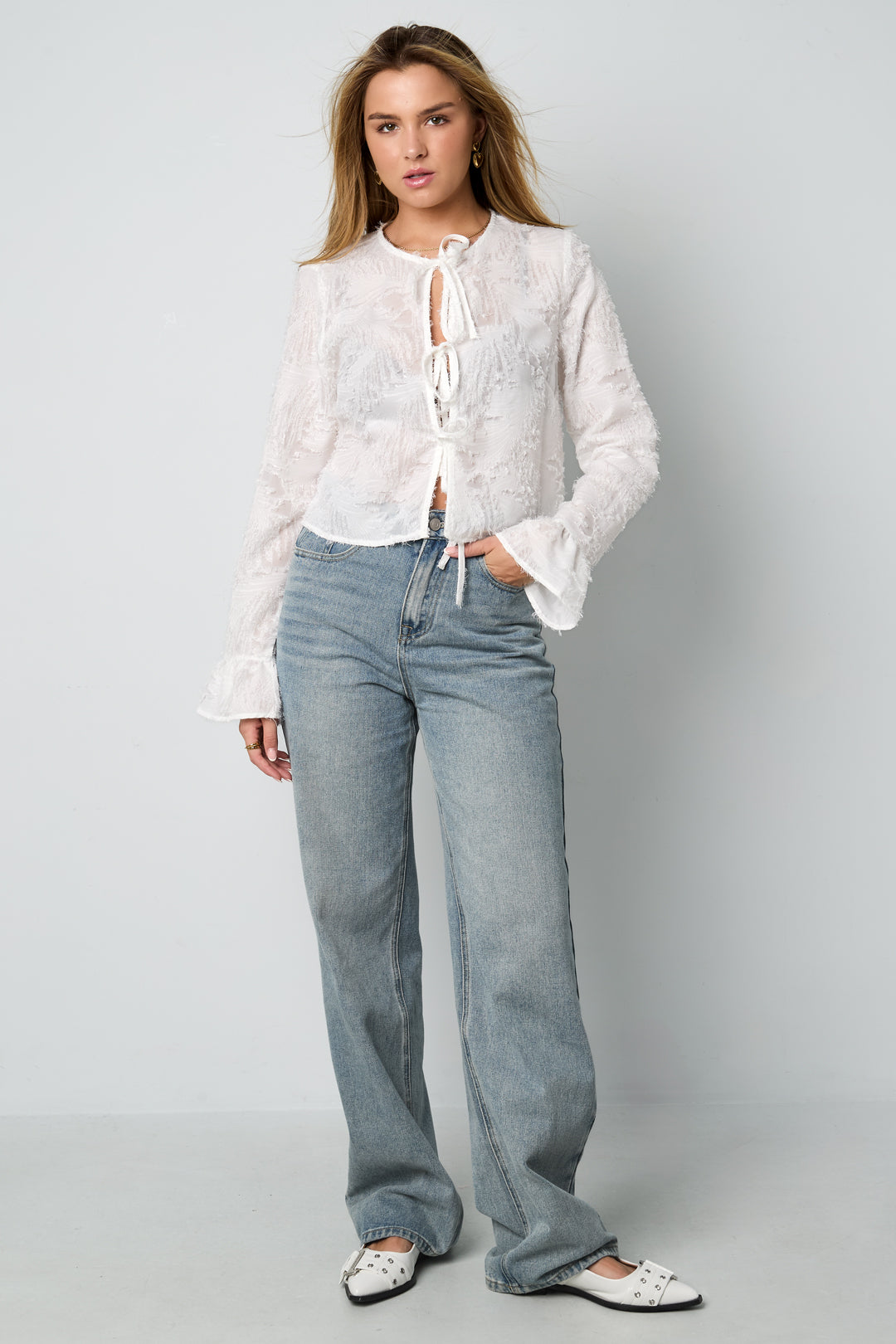 Top à manches longues au look élégant – photo 8