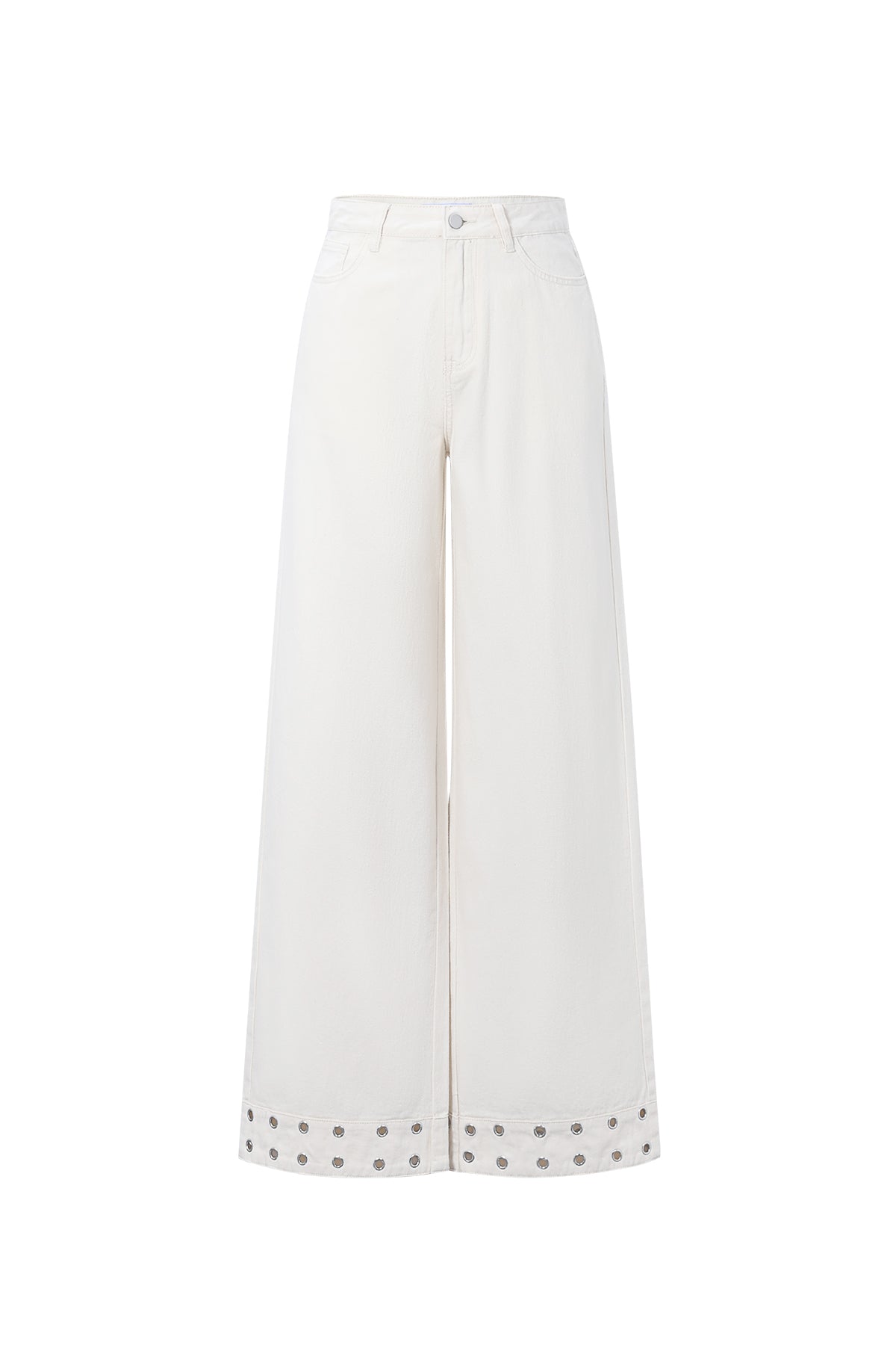 Statement jeans met eyeletdetails – productfoto 8