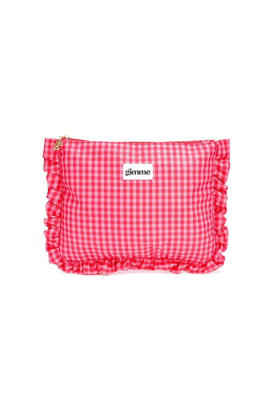 Geruite iPad-hoes van polyester in rozerood