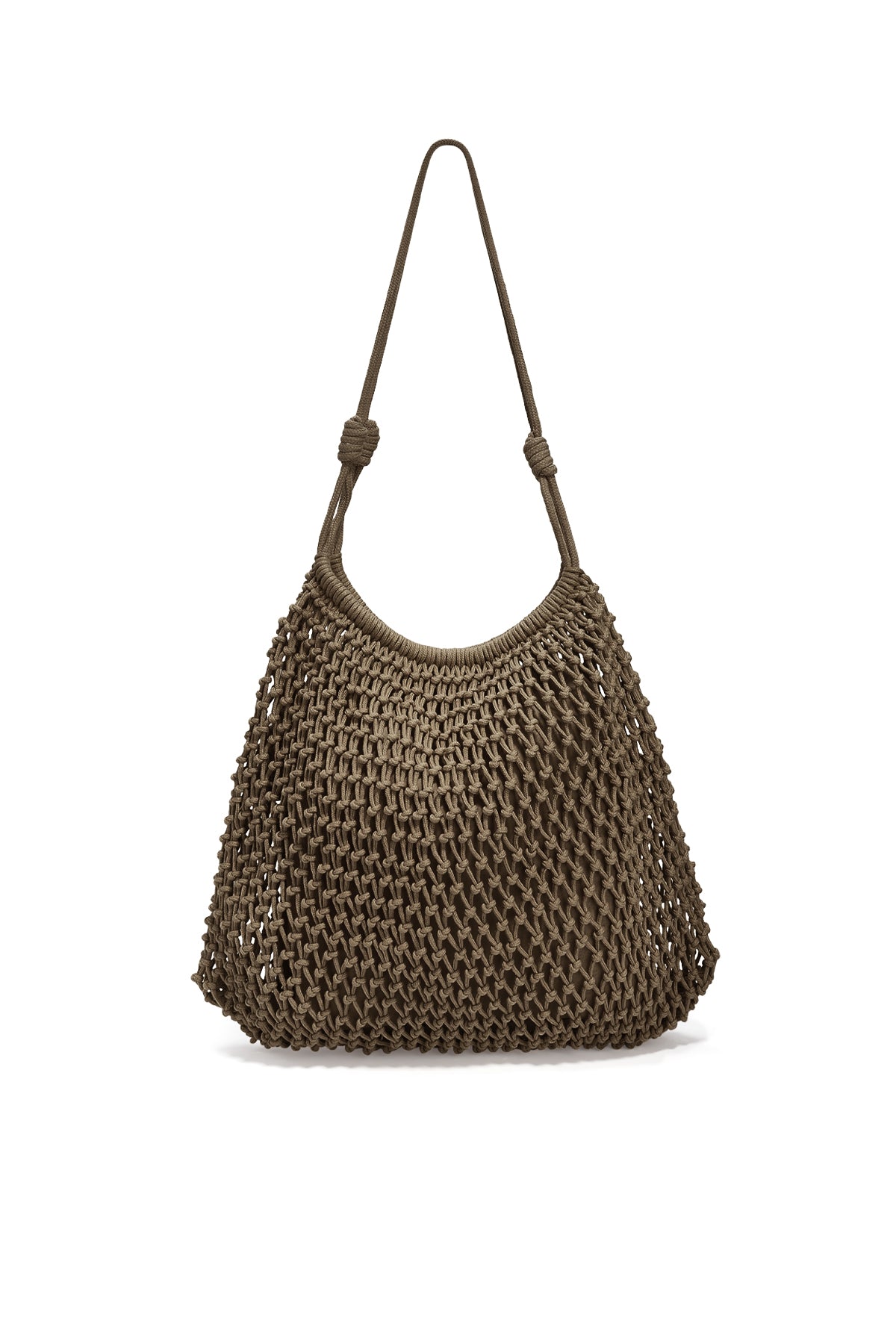 100% cotton beach bag with plain design and braided detail with open top