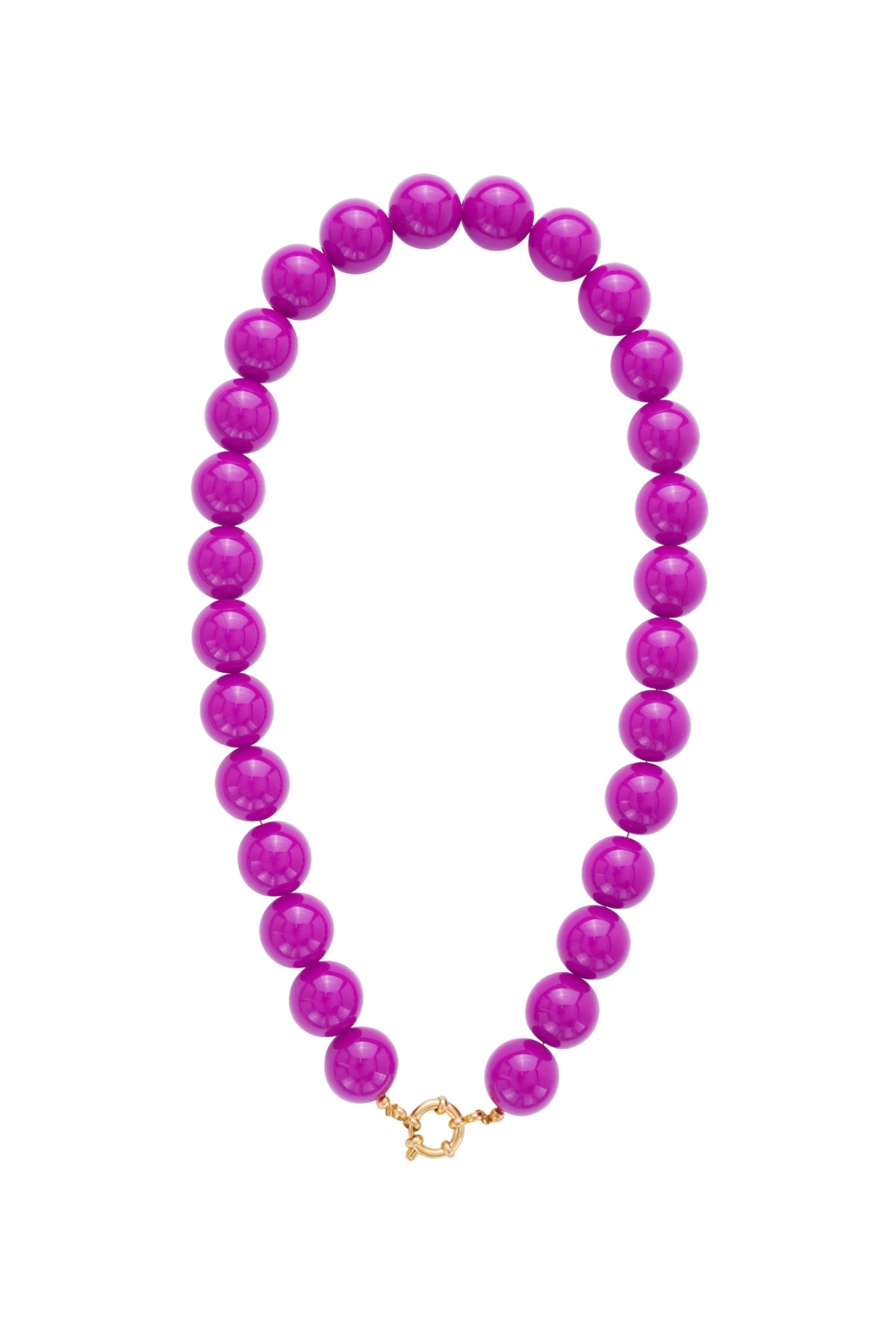 Resin beaded necklace for women - multi-coloured - creative – image 22