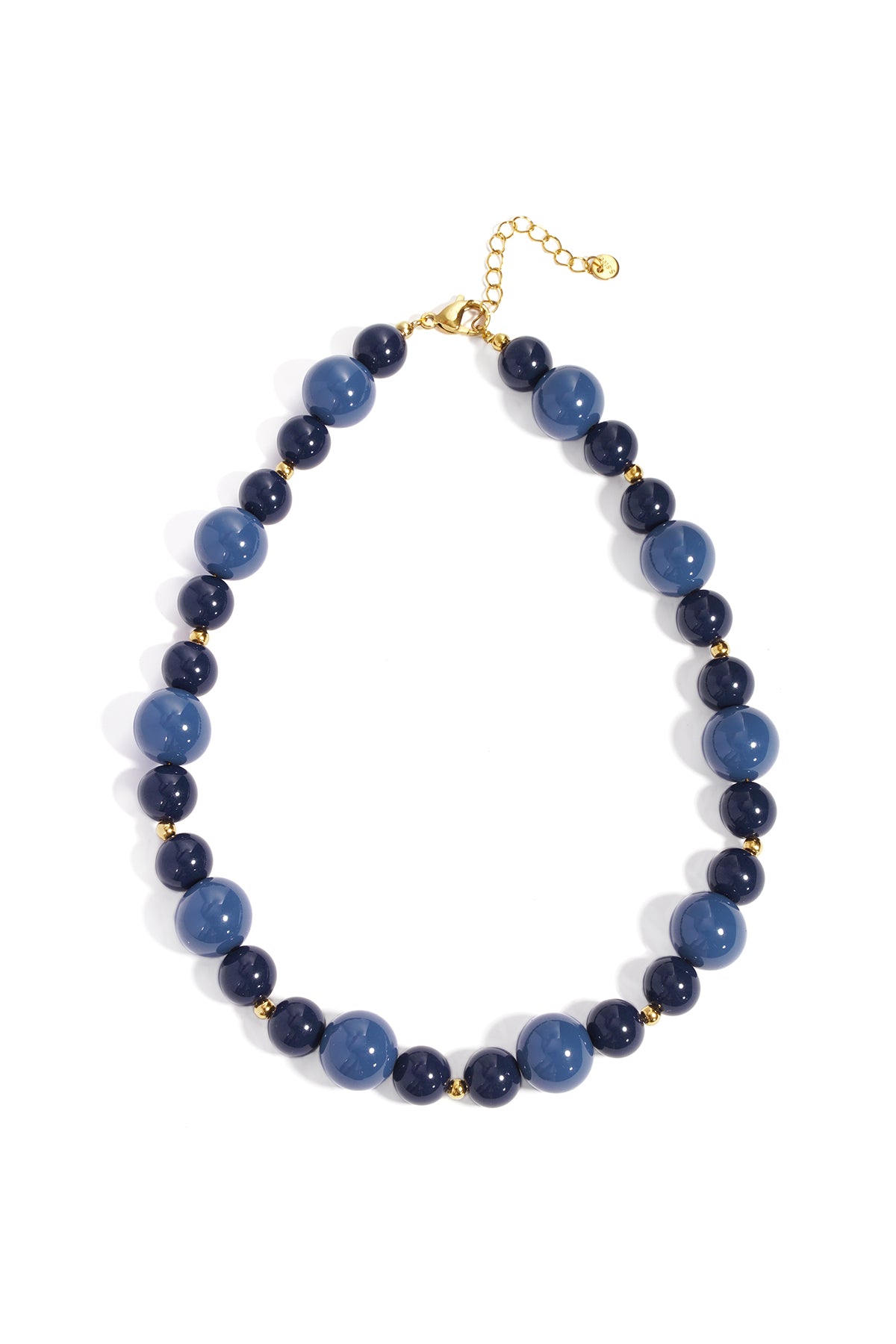 Women's acrylic beaded necklace – multi-color – casual – image 10