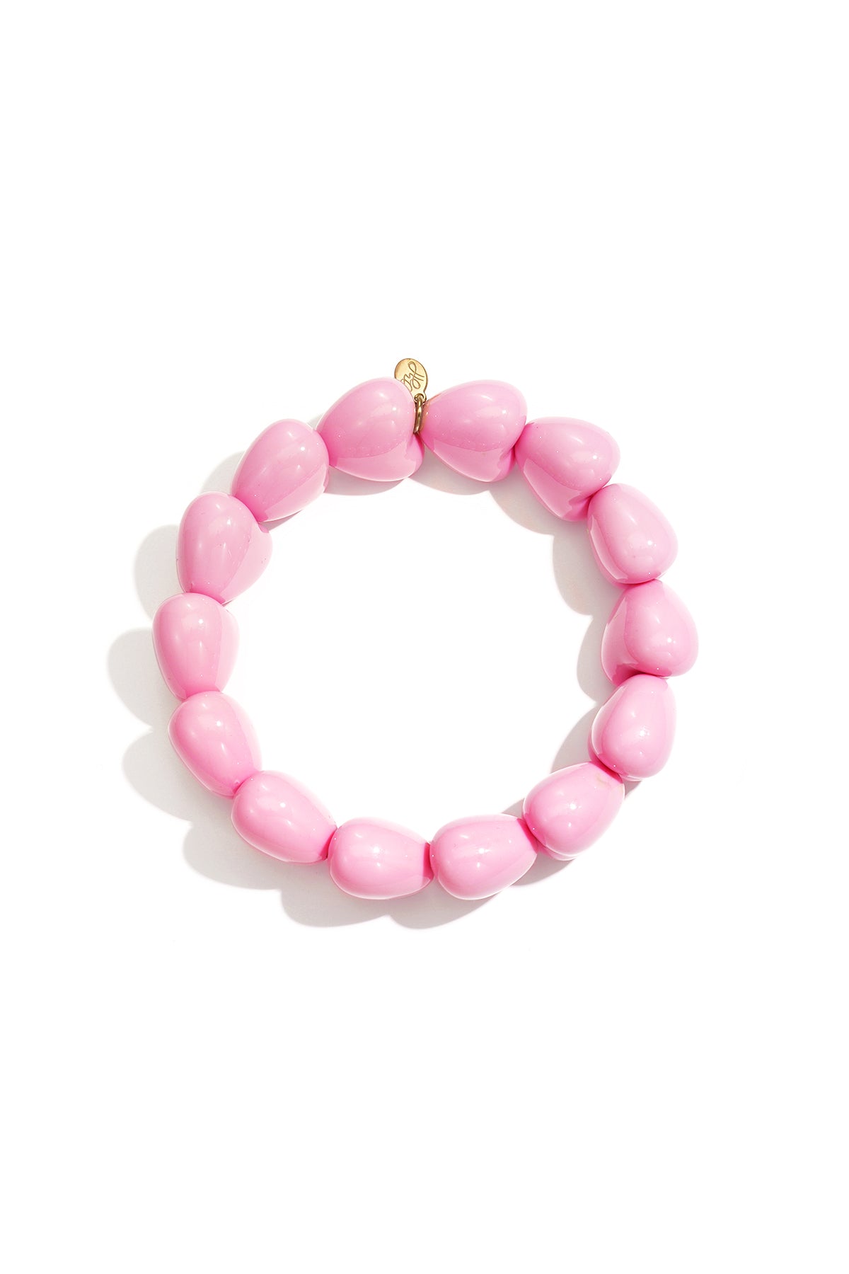 Armbandje met 14 kleine hartjes