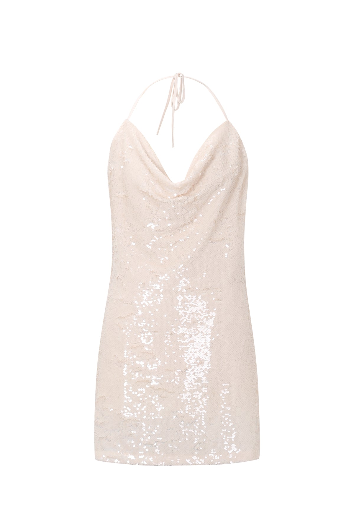 Damesjurk van polyester met watervaleffect en pailletten – productfoto 9