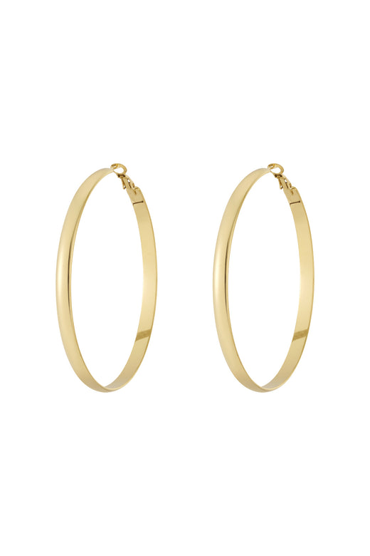 Boucles d'oreilles pour femmes en acier inoxydable avec forme organique et ronde
