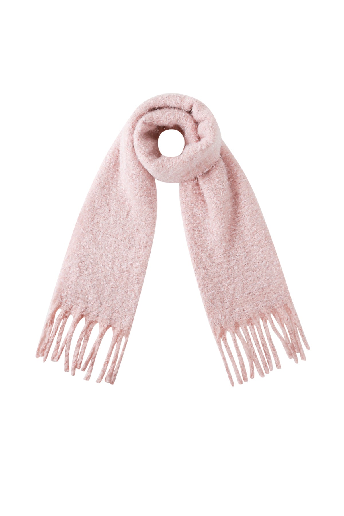 Écharpe d'hiver pour femmes 100 % polyester au design uni – plusieurs coloris