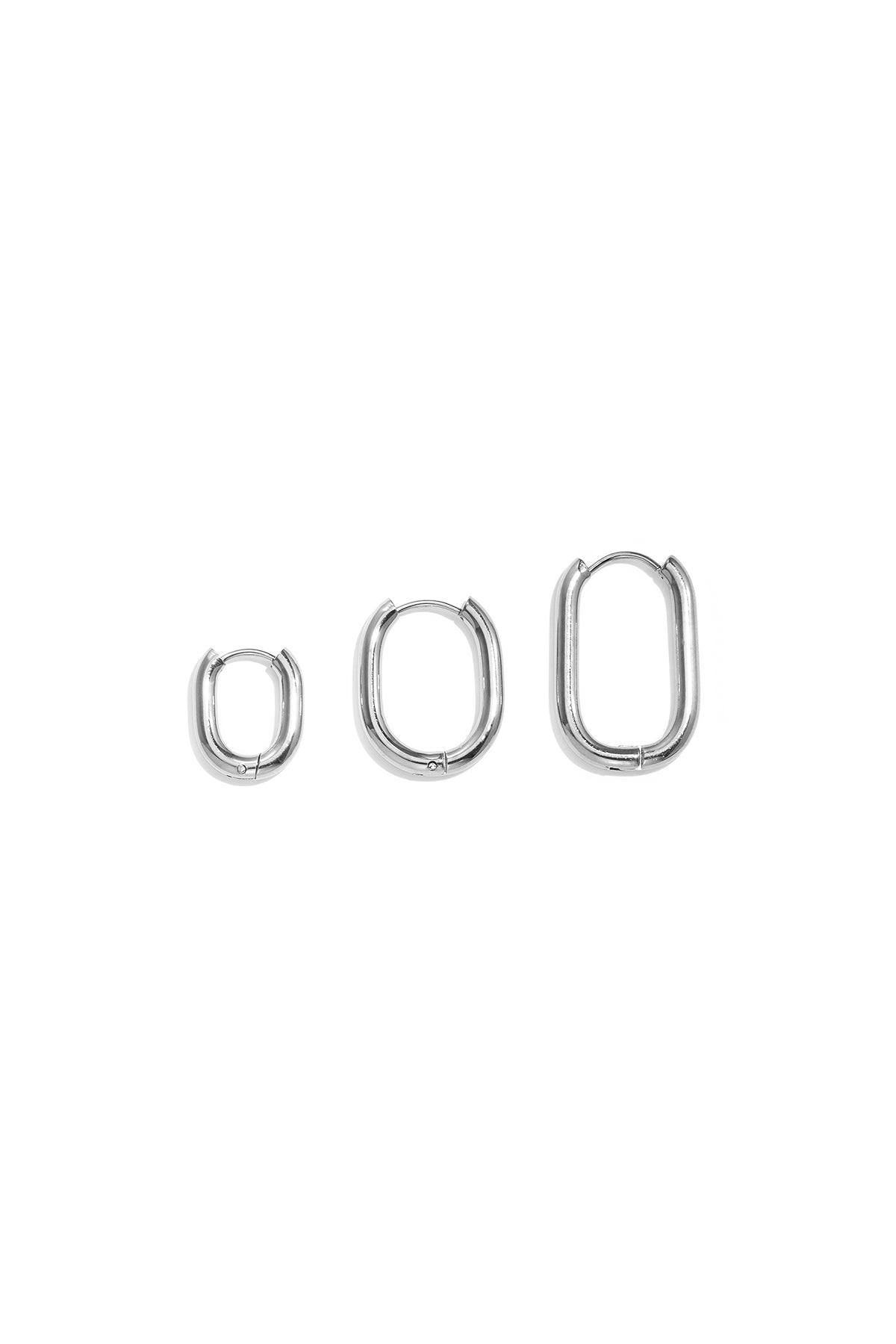Stainless Steel Geometric Drop Earrings for Women - Gold – image 8