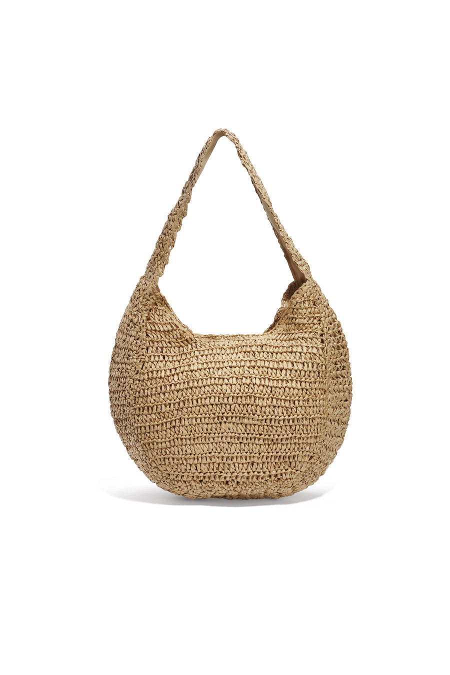 Sac de plage 100 % papier au design uni et détail tressé avec fermeture éclair