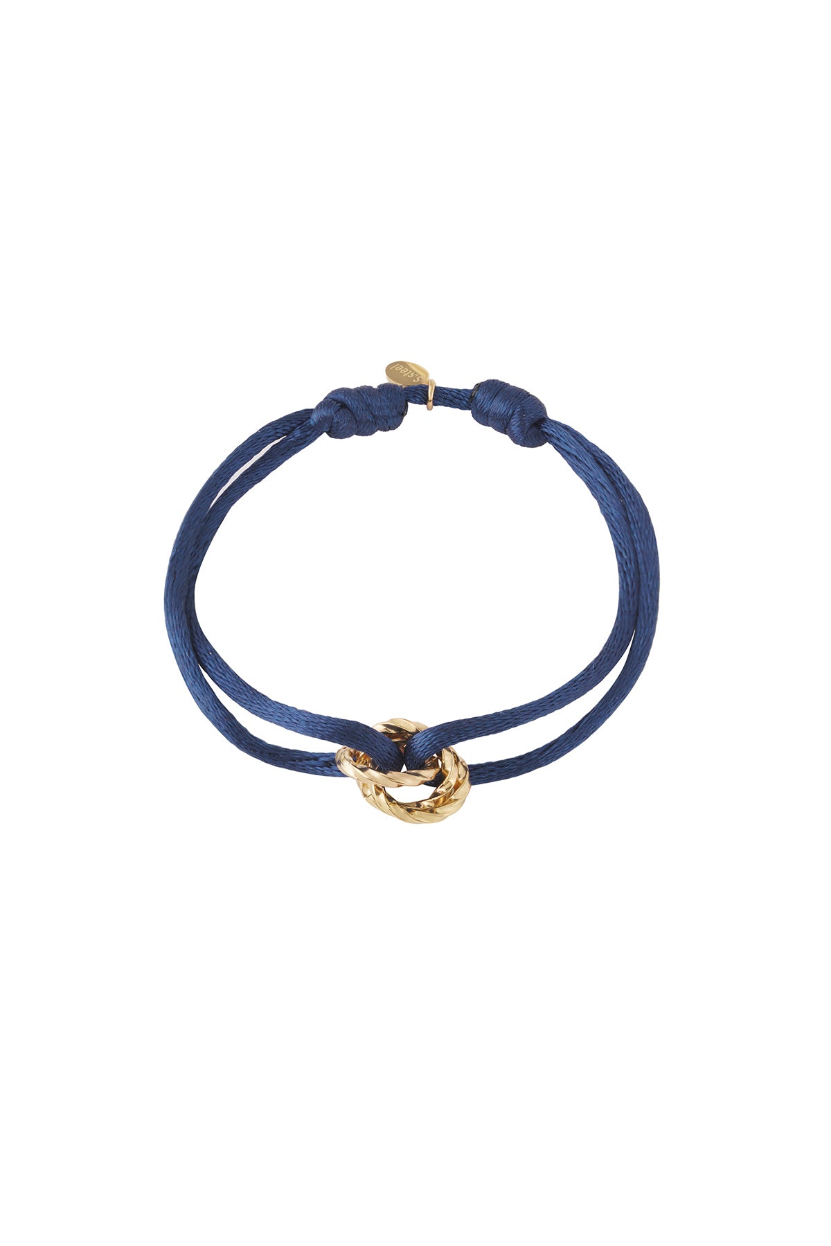 Bracelet tressé en acier inoxydable pour femme avec forme organique – plusieurs couleurs