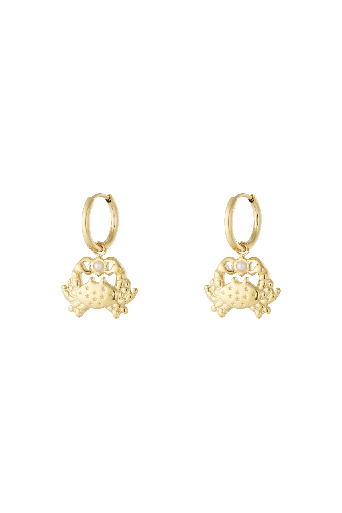 Boucles d'oreilles pendantes pour femmes en acier inoxydable 304, perle d'imitation à motif animalier
