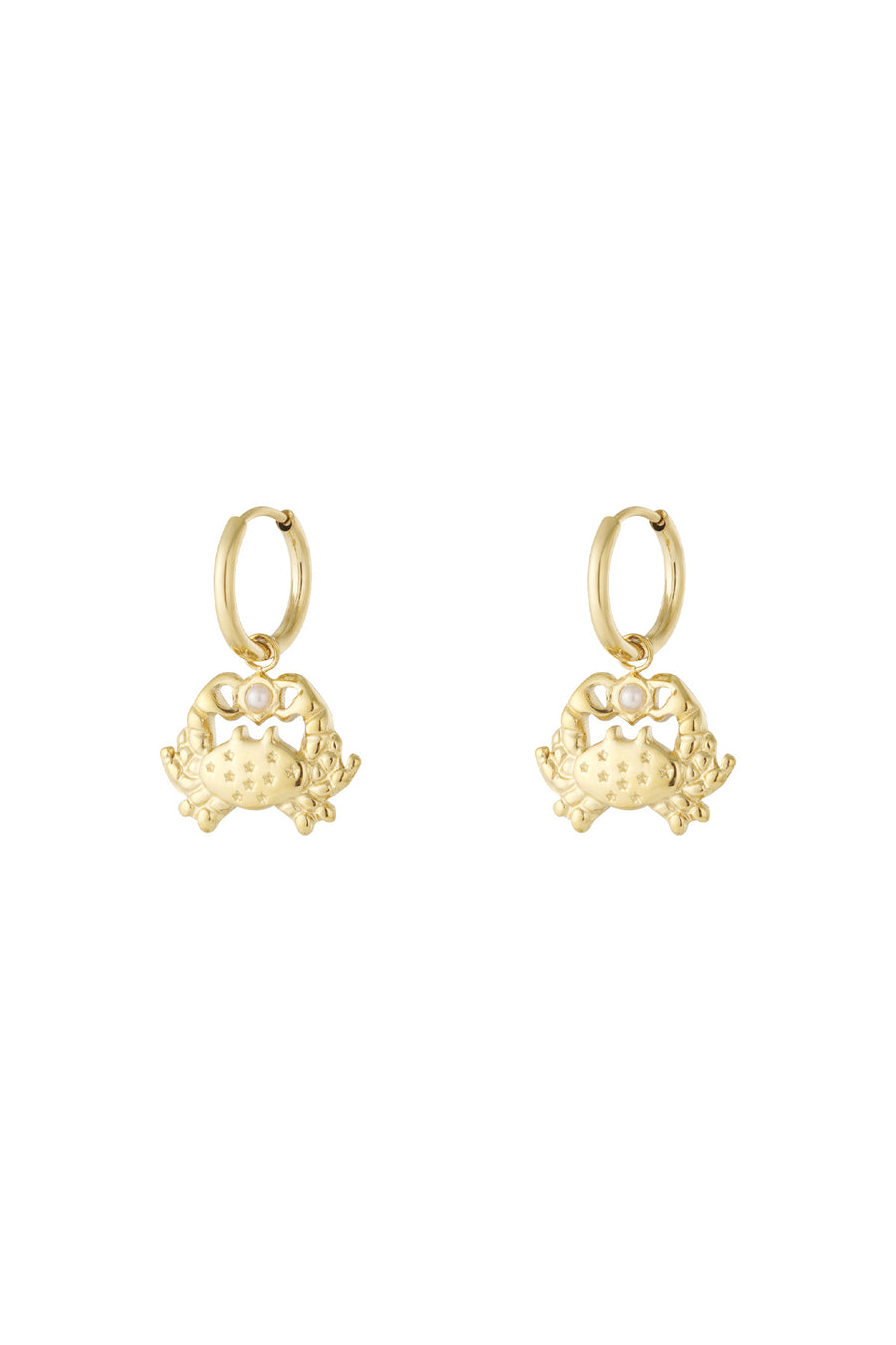 Boucles d'oreilles pendantes pour femmes en acier inoxydable 304, perle d'imitation à motif animalier