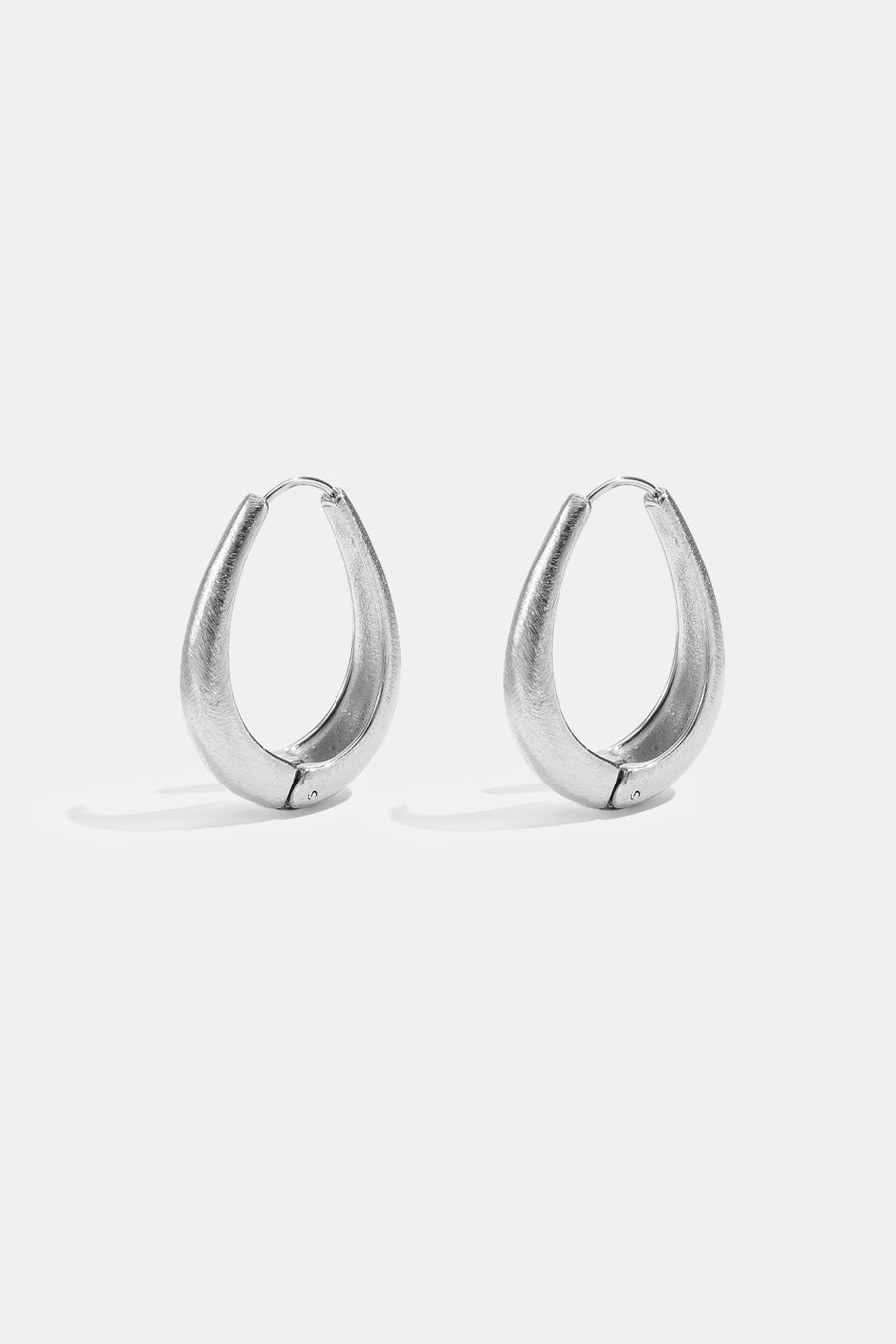 Boucles d'oreilles créoles pour femme en acier inoxydable 304, de forme organique – doré