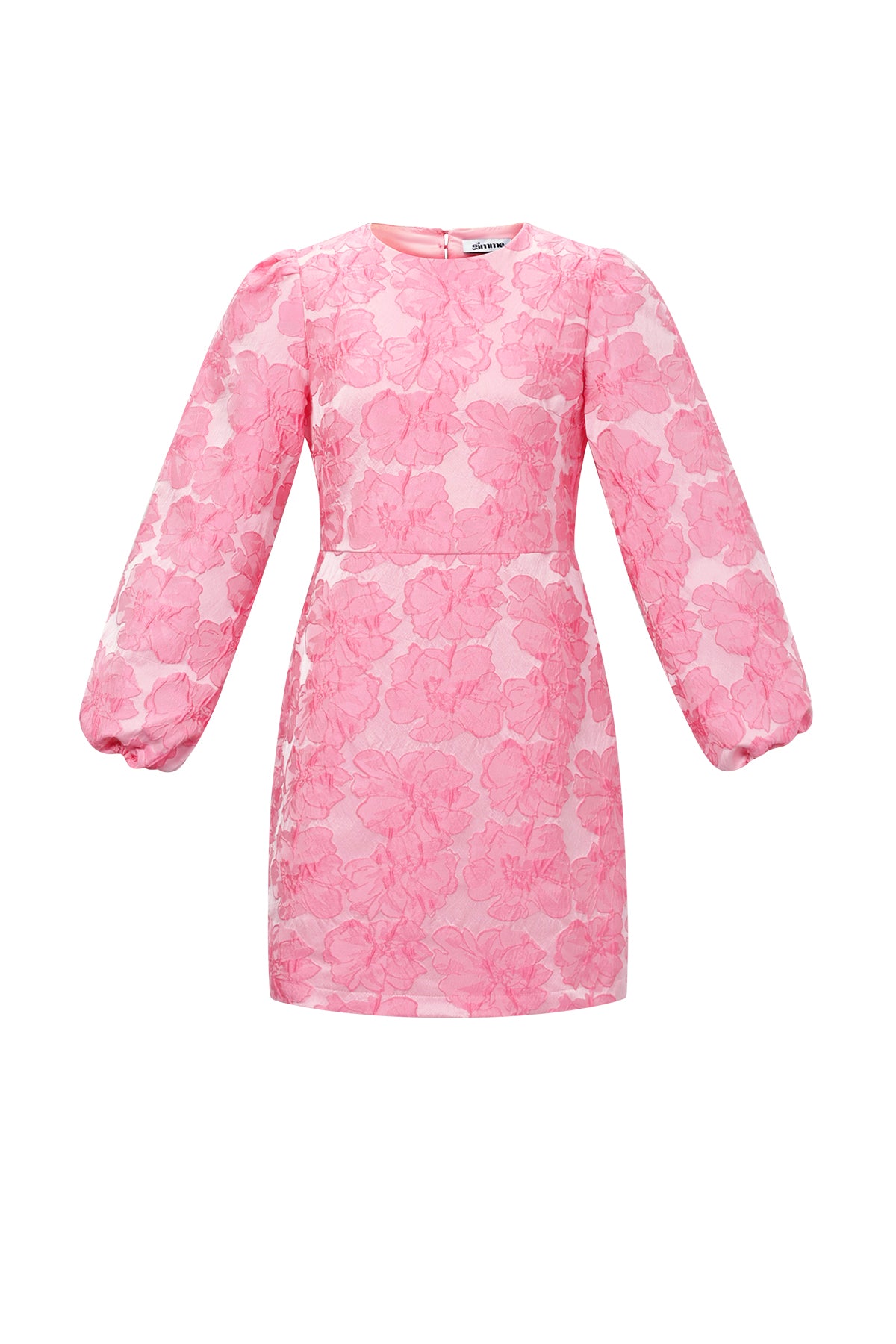 Dames roze Heartbreak jurk met bloemenprint