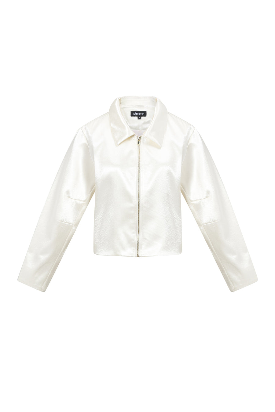 Dames casual kort jacket van polyester in donkerblauw