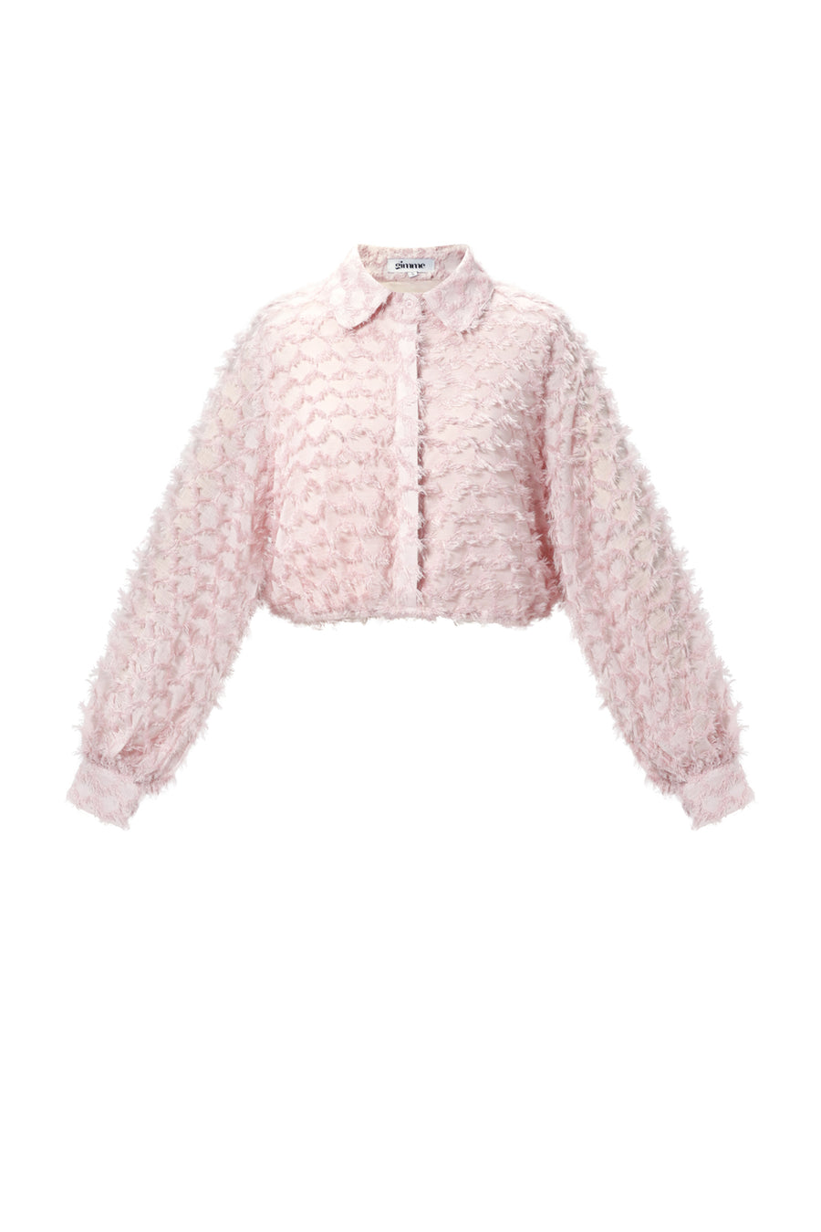 Dames Alexis top van polyester in wit of roze