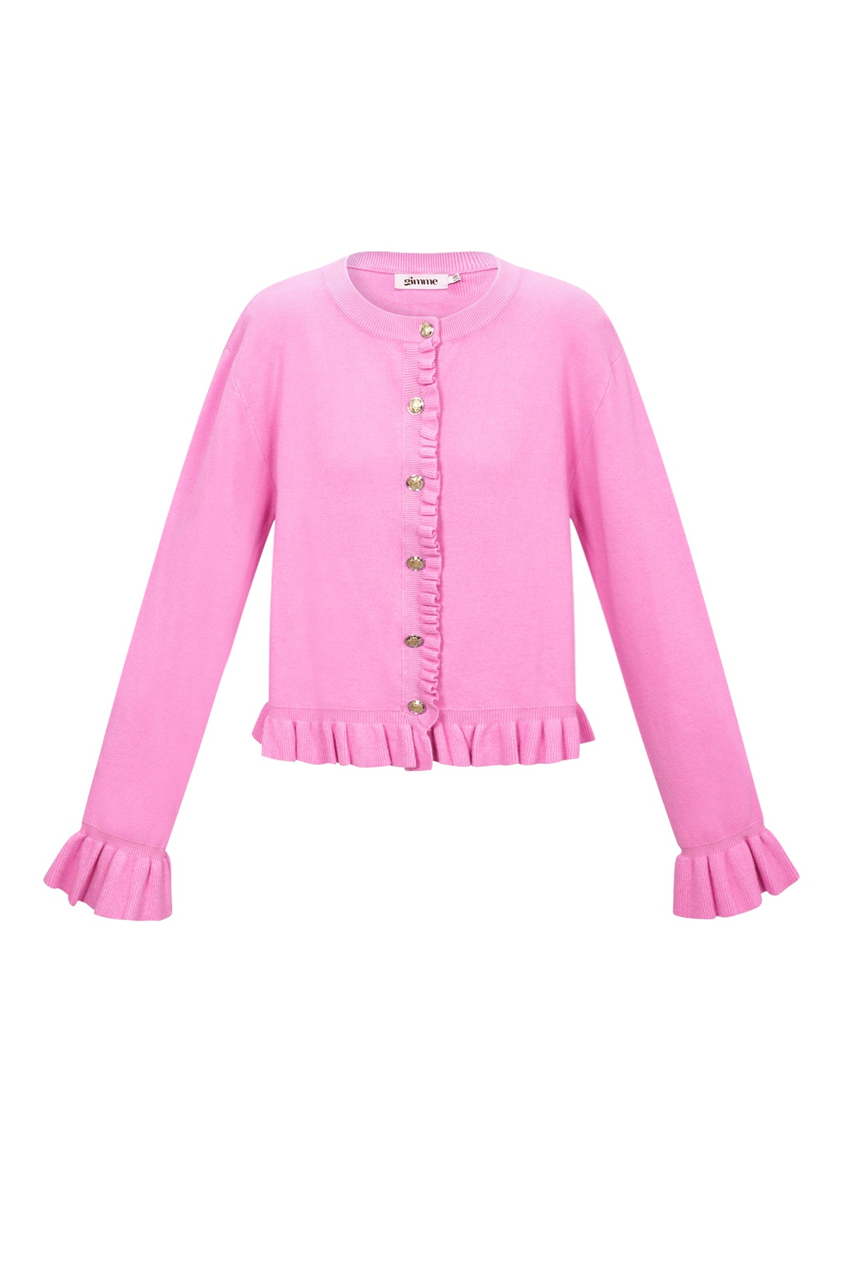 Gilet en maille à volants pour femme – Loving Ruffle