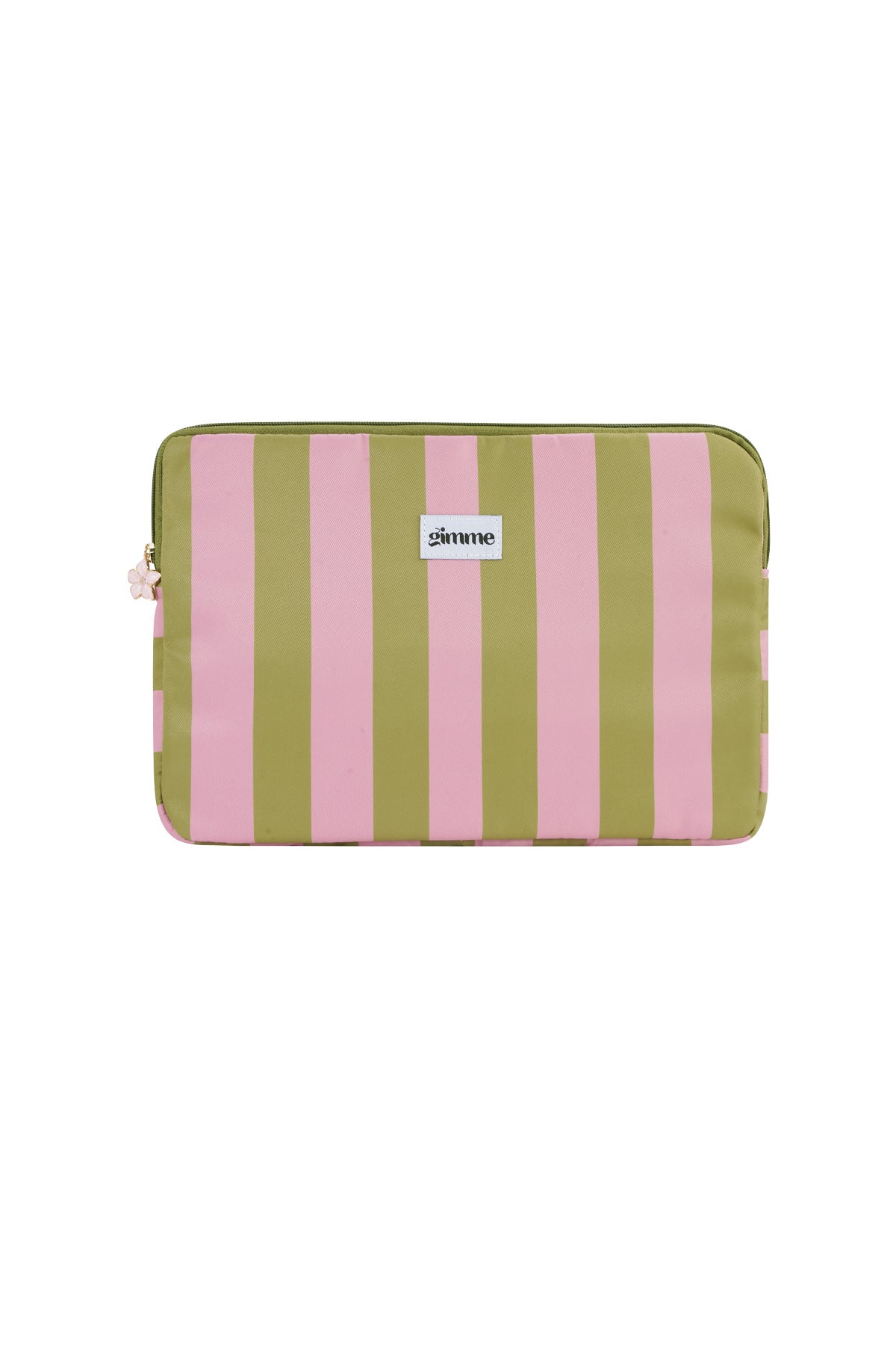 Sacoche pour ordinateur portable 100 % polyester à rayures – plusieurs coloris