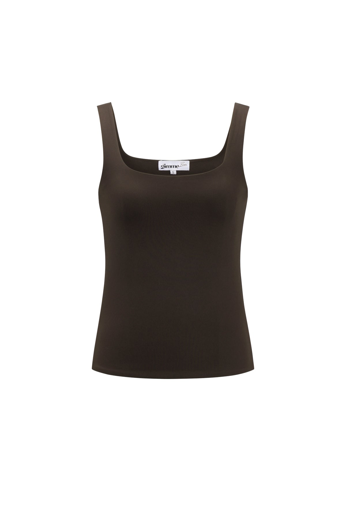 Dames mouwloze top van gebreid nylon in zes kleuren