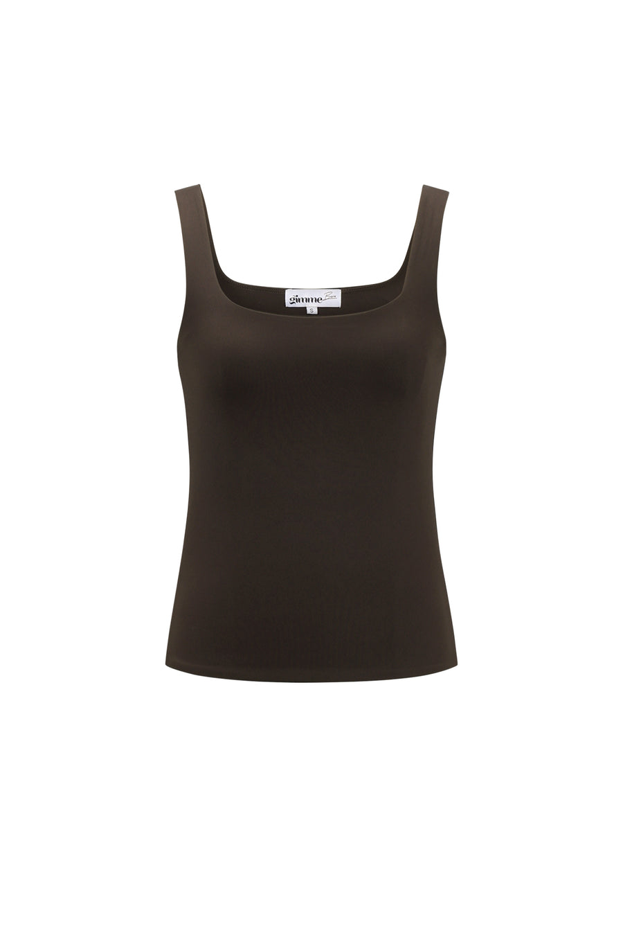 Dames mouwloze top van gebreid nylon in zes kleuren