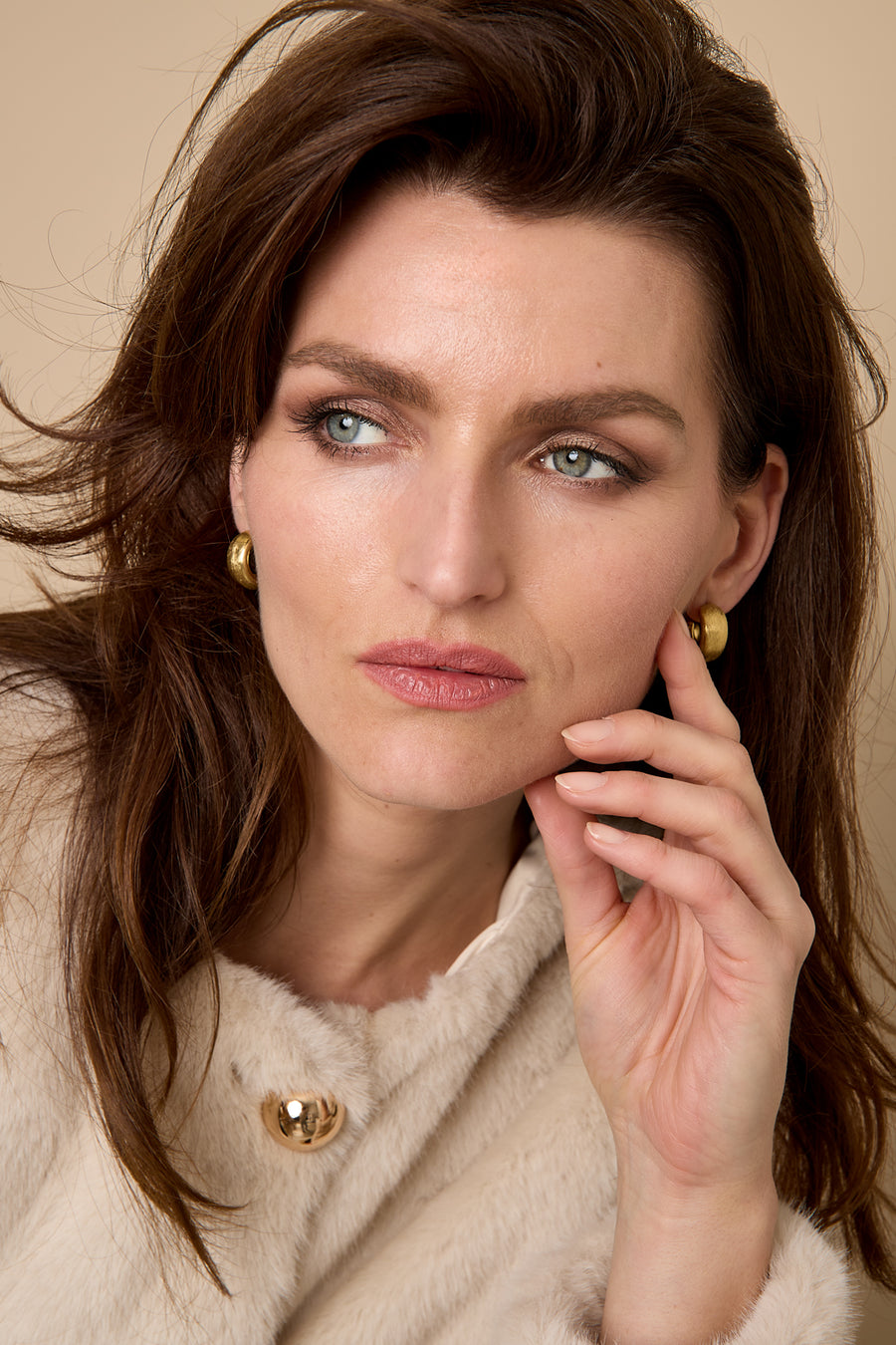 Boucles d'oreilles créoles pour femmes en acier inoxydable 304 – couleur or et argent