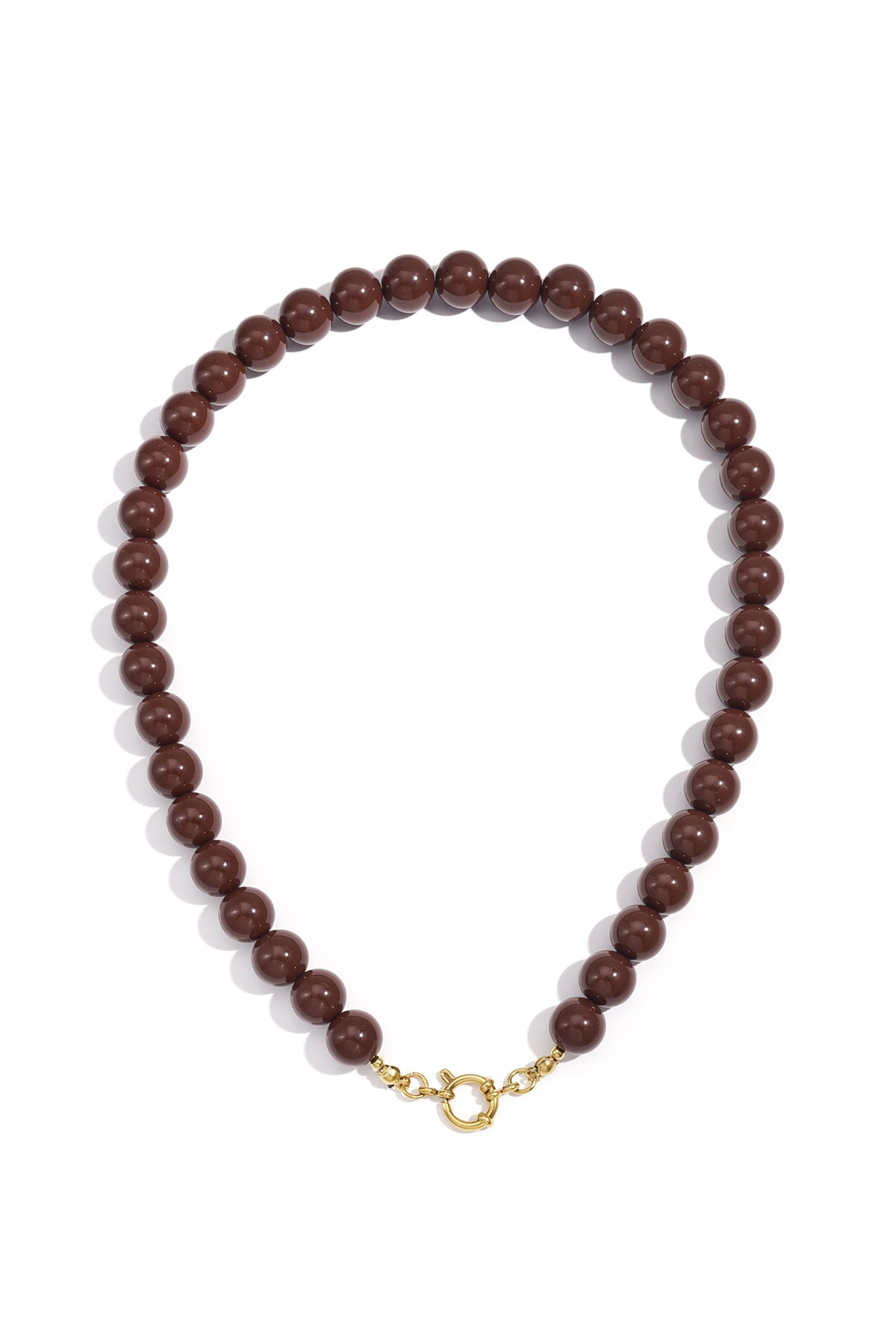 Women's Resin Beaded Necklace - Multi-Color - Creative – image 1