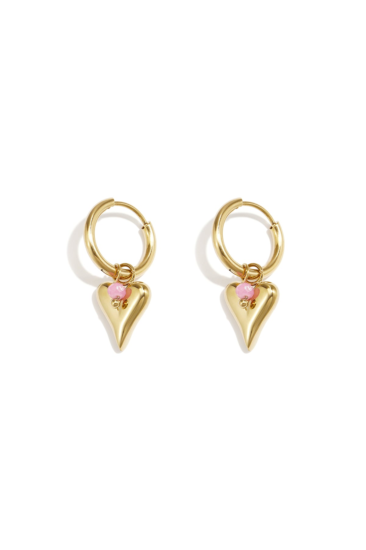vivid heart oorbellen