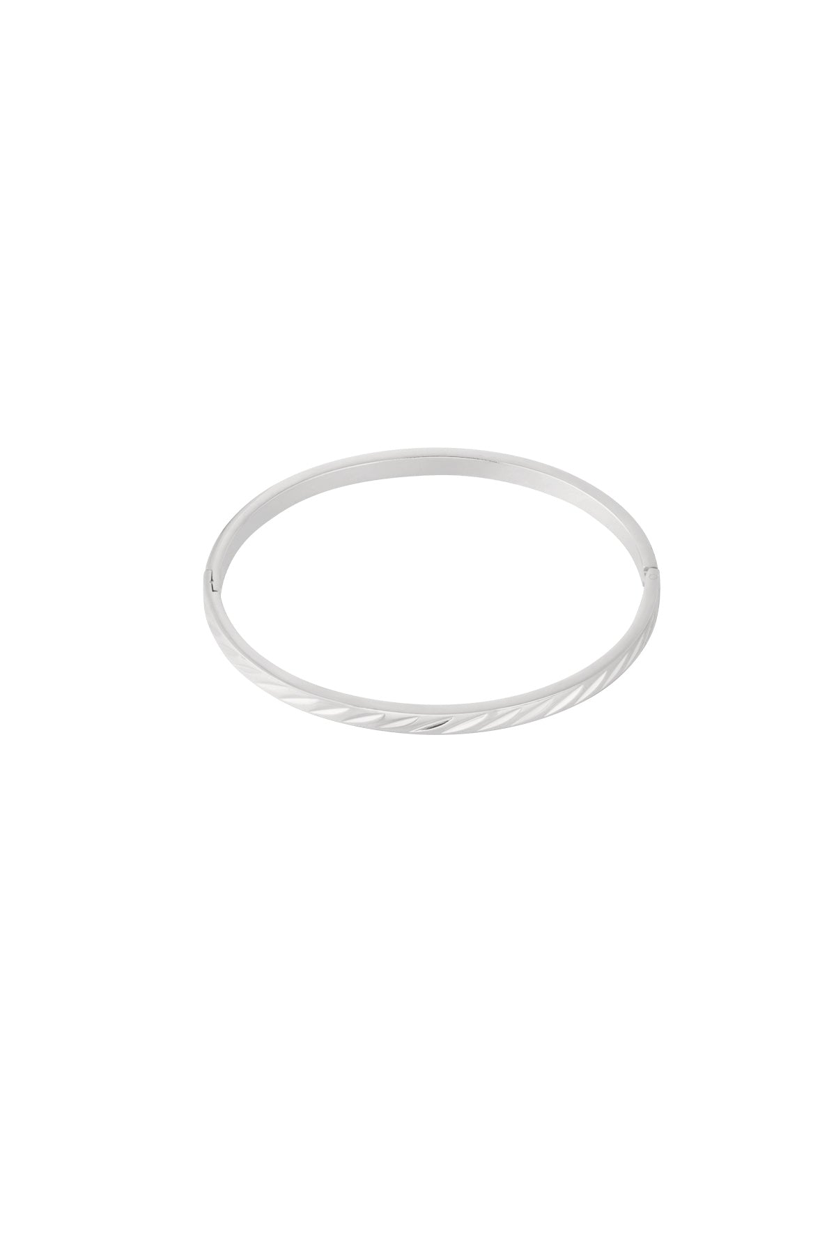 Manchette pour femme en acier inoxydable de forme organique – couleur or