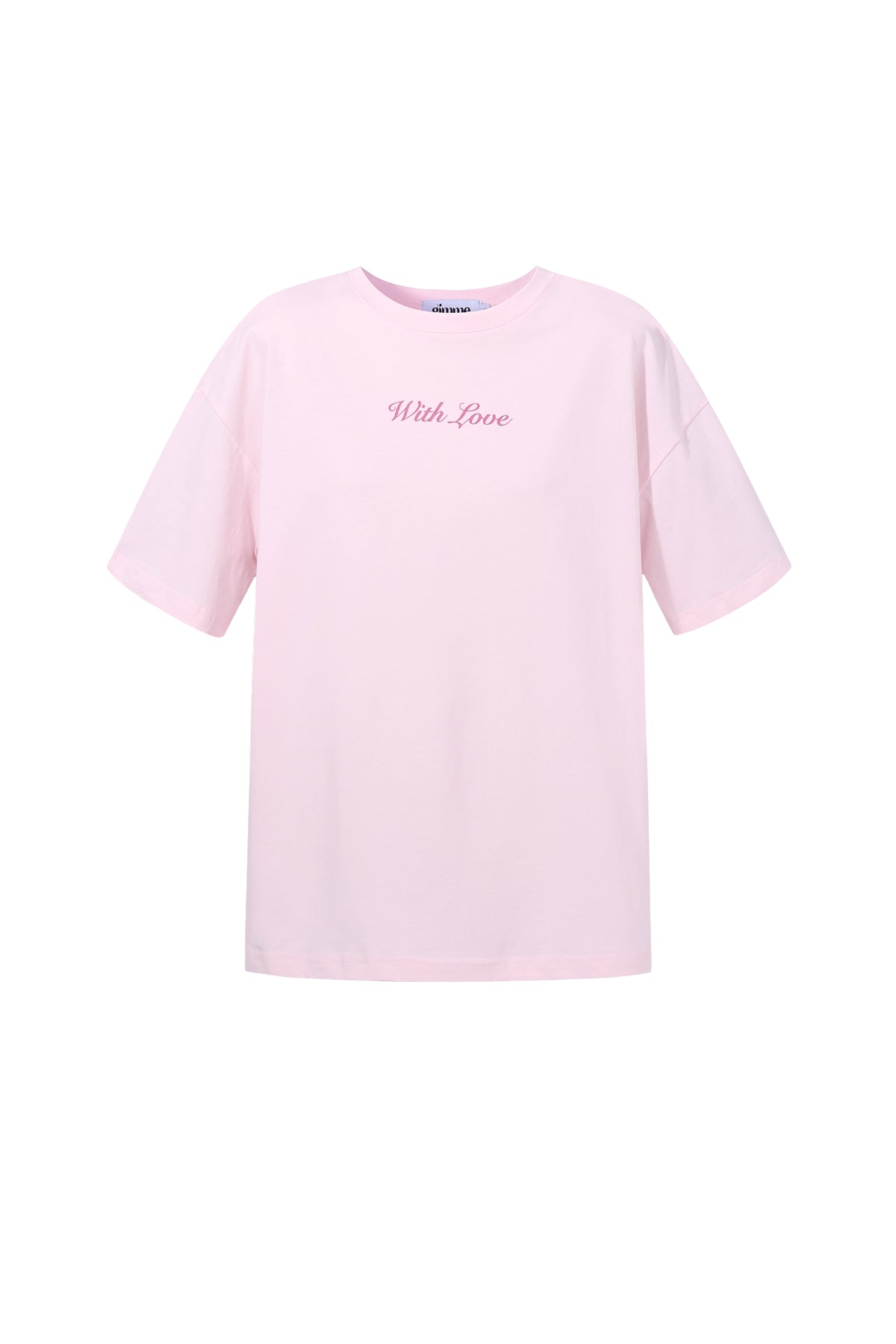 Dames With Love T-shirt van katoen met tekst – productfoto 8