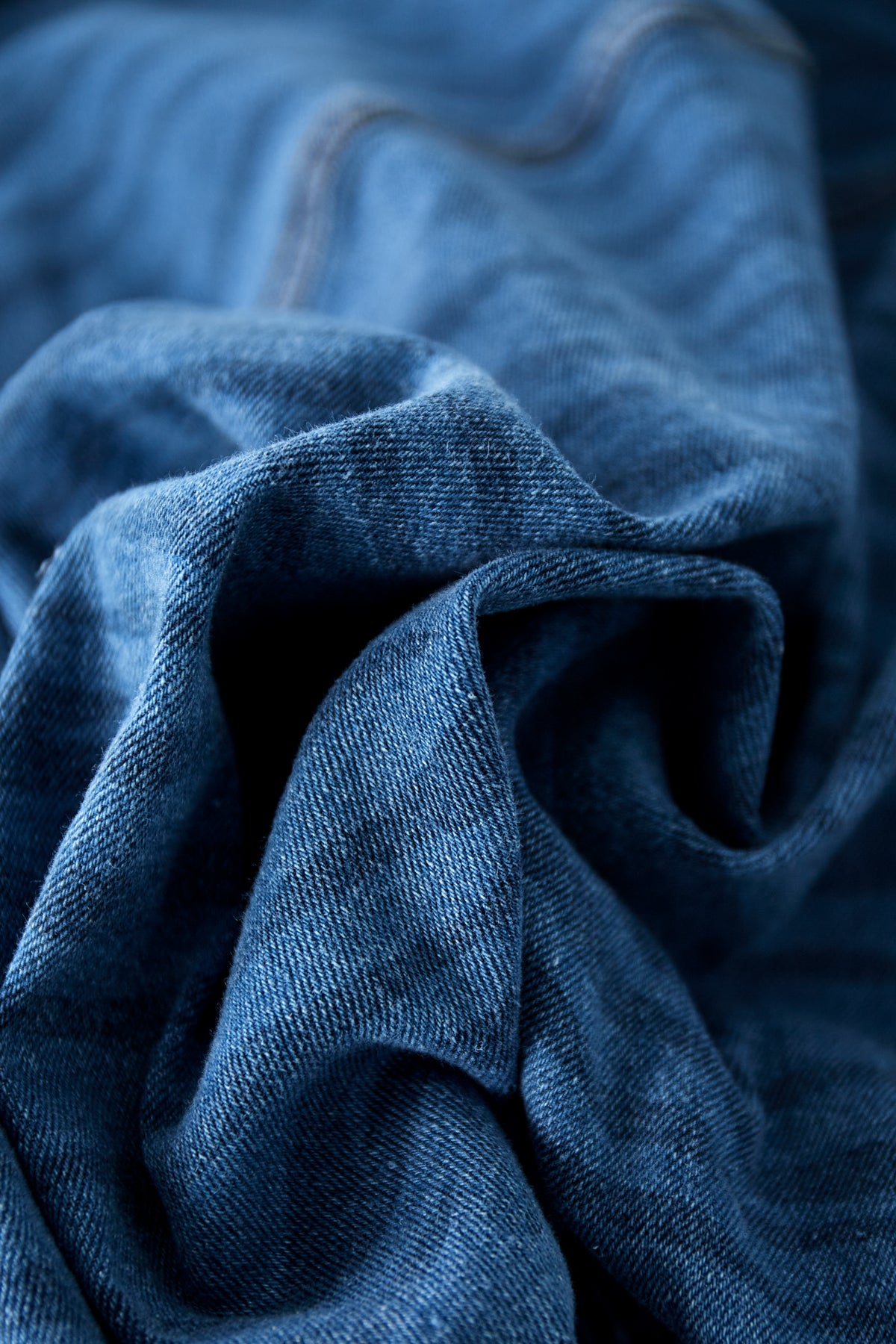 Veste en jean ample pour enfant à rayures – bleu – photo 5